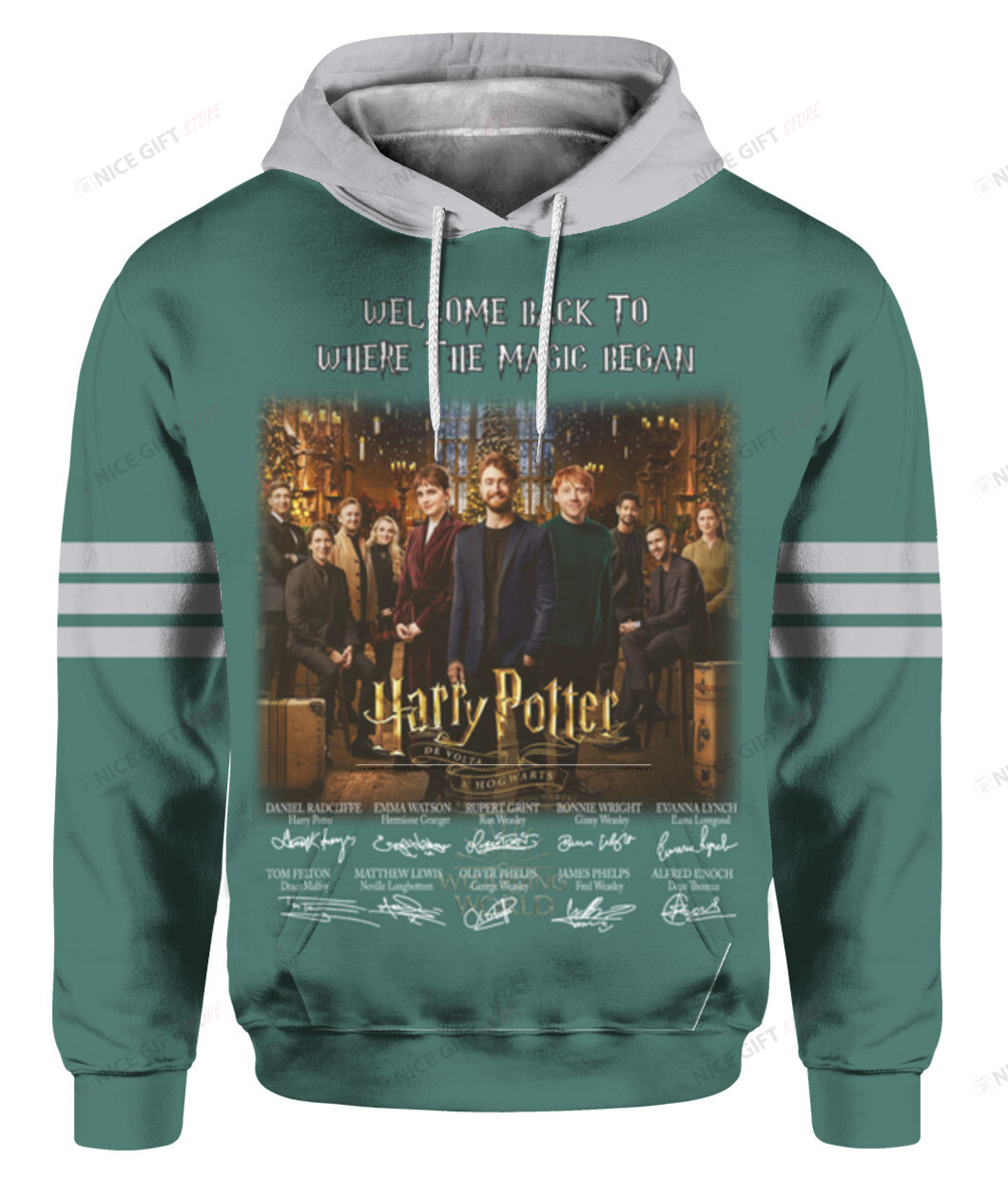 HP 20th Anniversary Return To Hogwarts 3D Hoodie Gift For Fans