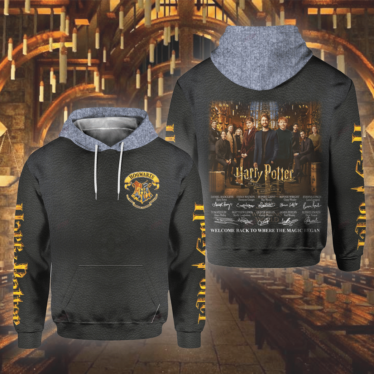 HP Welcome Back To Where The Magic Began 3D Hoodie Gift For Fans