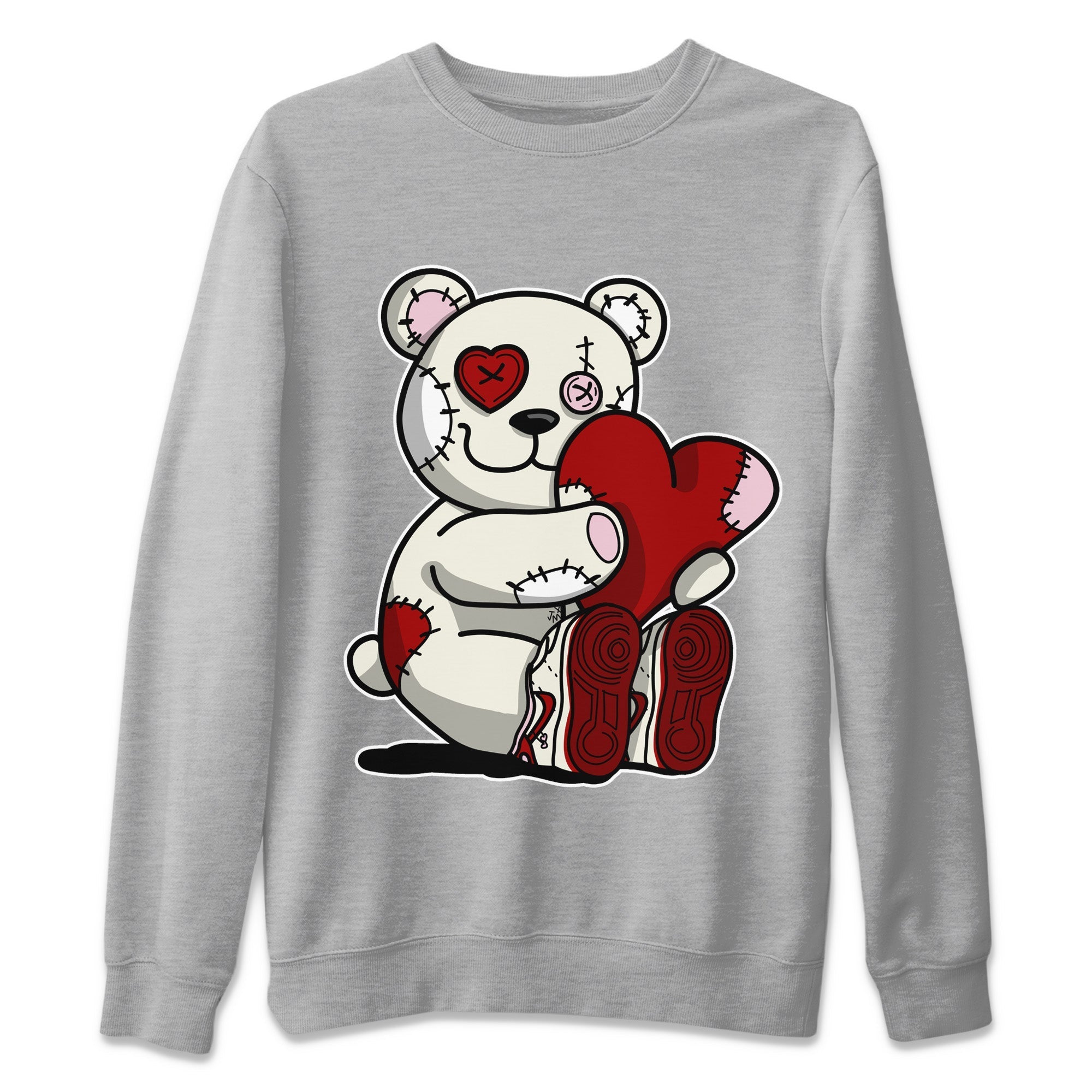 Hugging Bear Unisex Sweater – Air Force 1 Valentines Day, Sneakers Matching Sweater