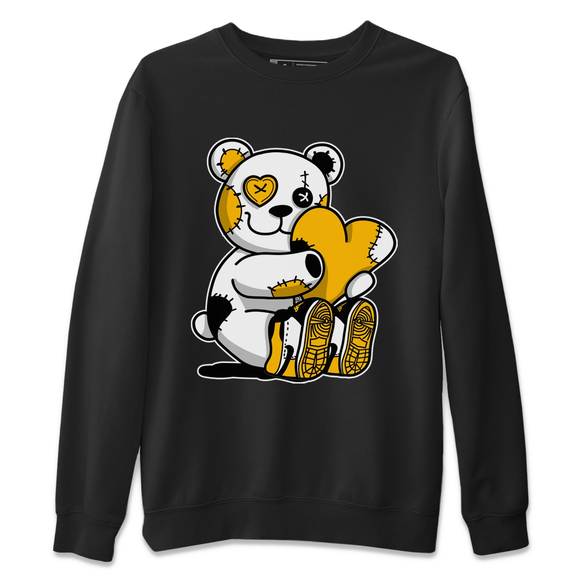 Hugging Bear Unisex Sweater – Air Jordan 1 Taxi, Sneakers Matching Sweater