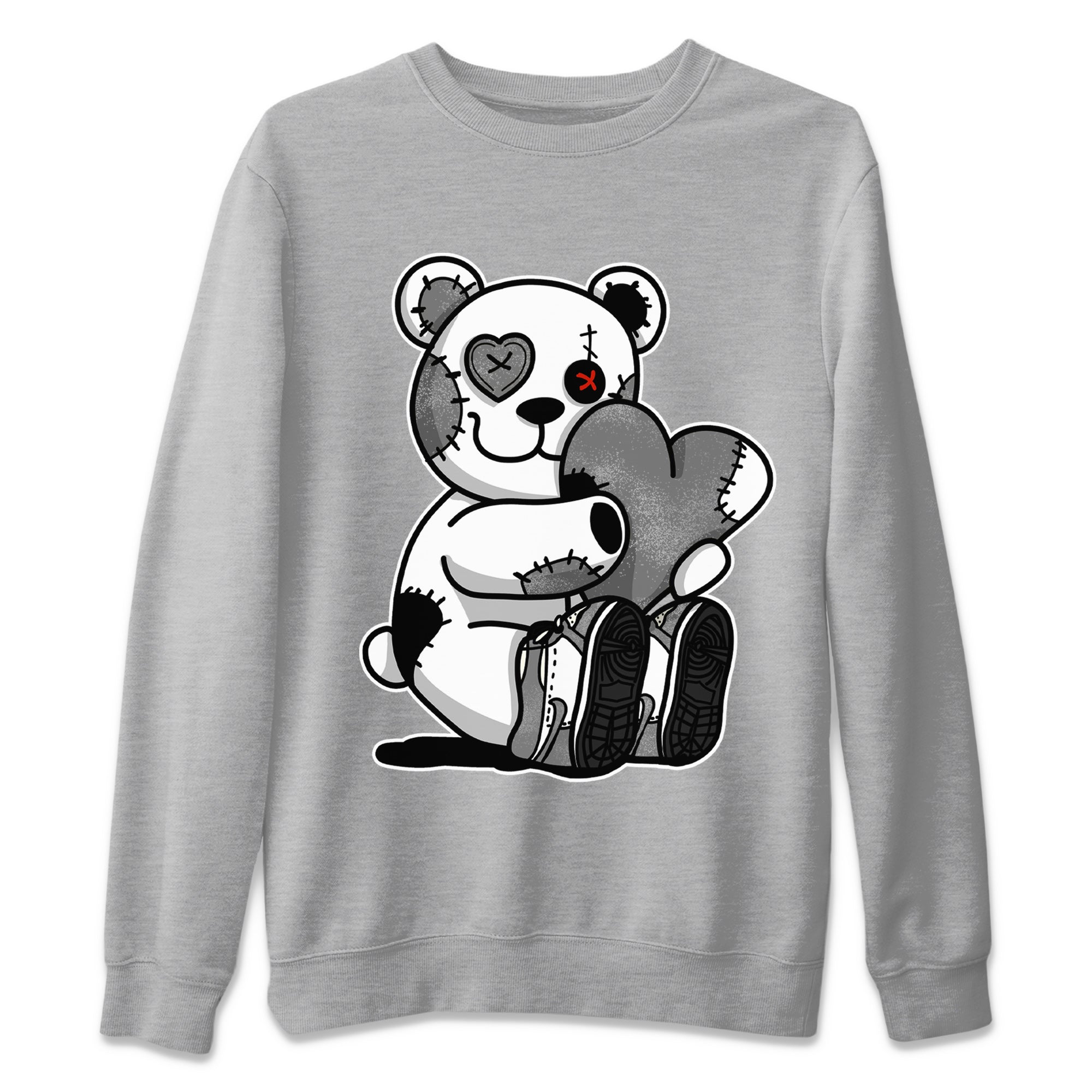 Hugging Bear Unisex Sweater – Air Jordan 1 Washed Heritage, Sneakers Matching Sweater