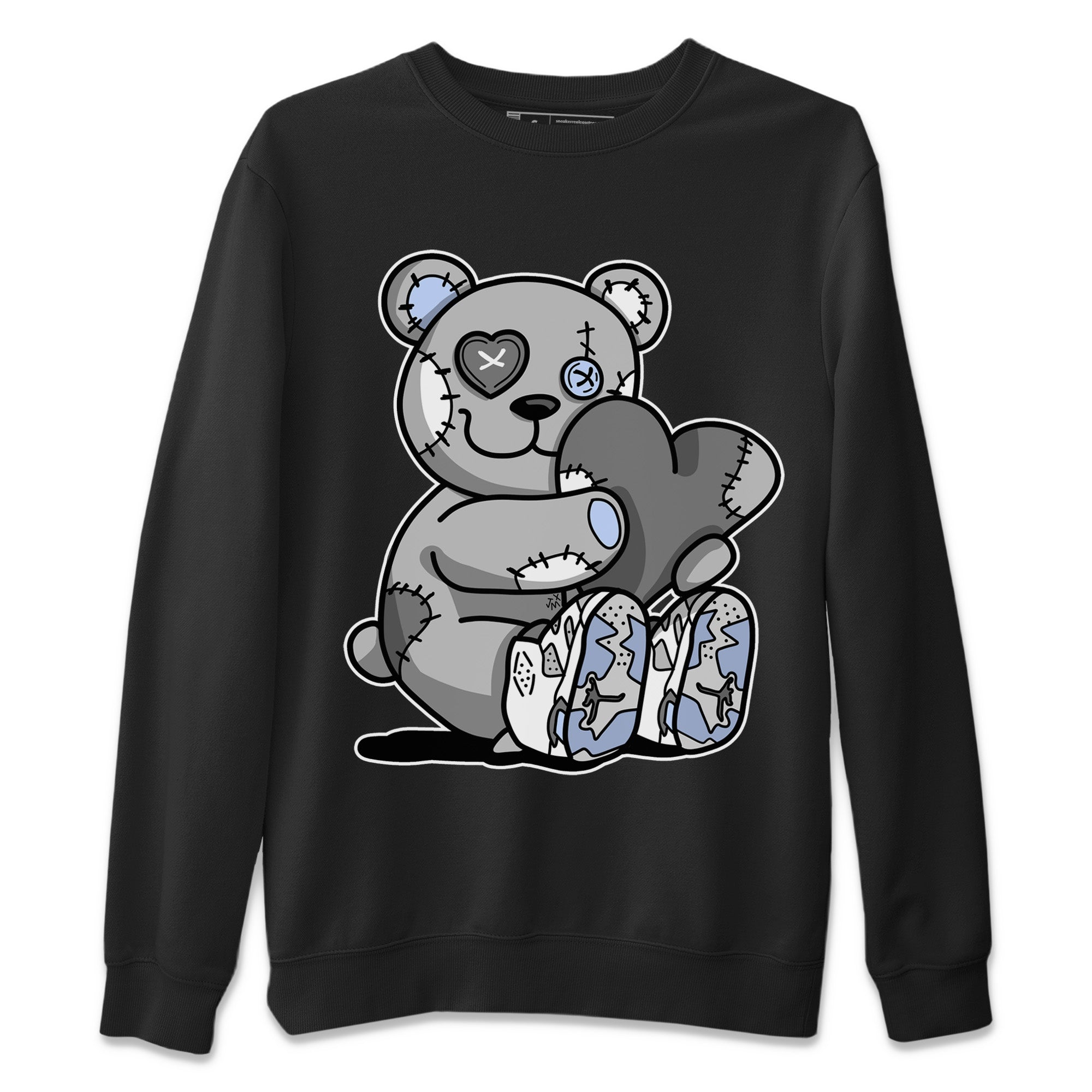 Hugging Bear Unisex Sweater – Air Jordan 6 Cool Grey, Sneakers Matching Sweater