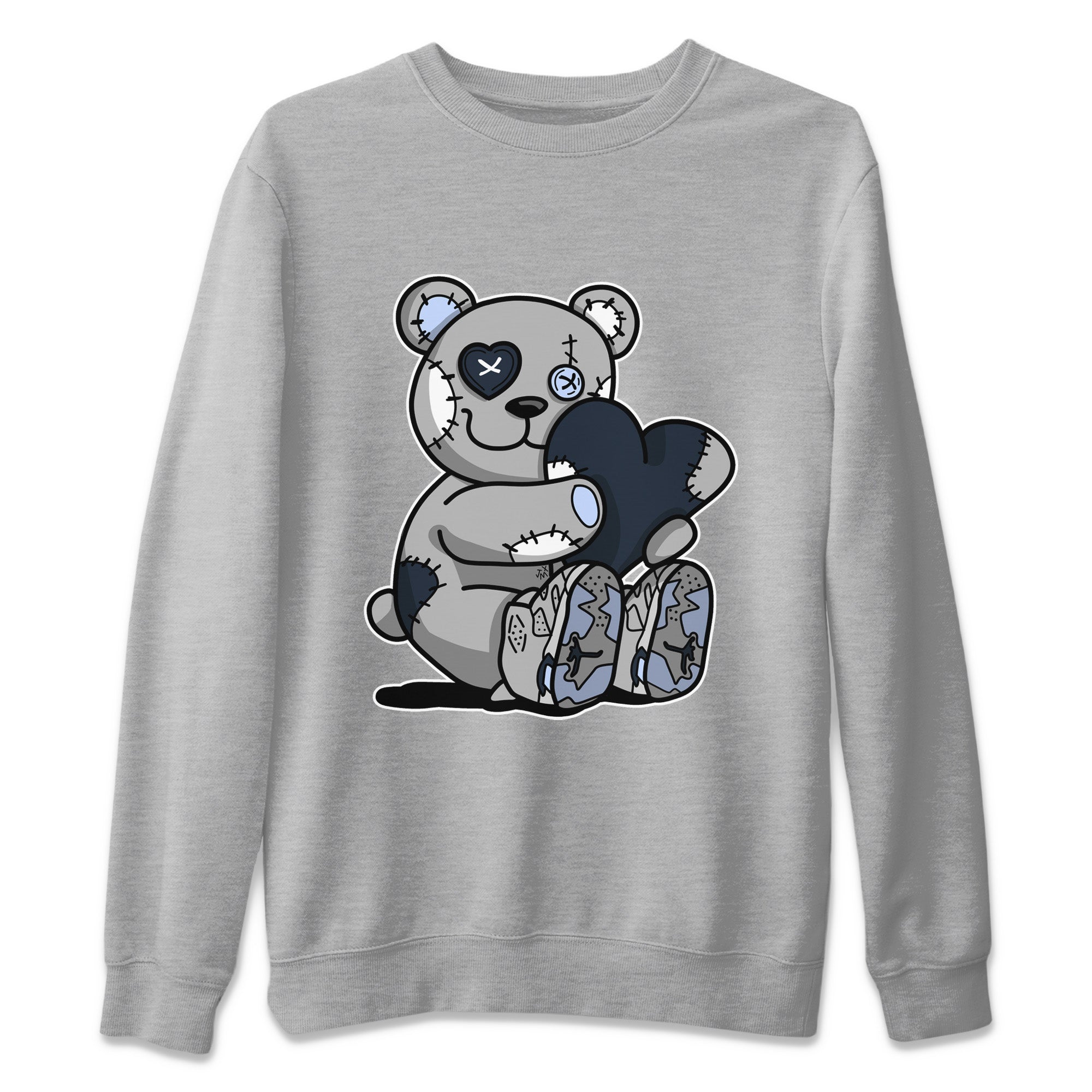 Hugging Bear Unisex Sweater – Air Jordan 6 Georgetown, Sneakers Matching Sweater