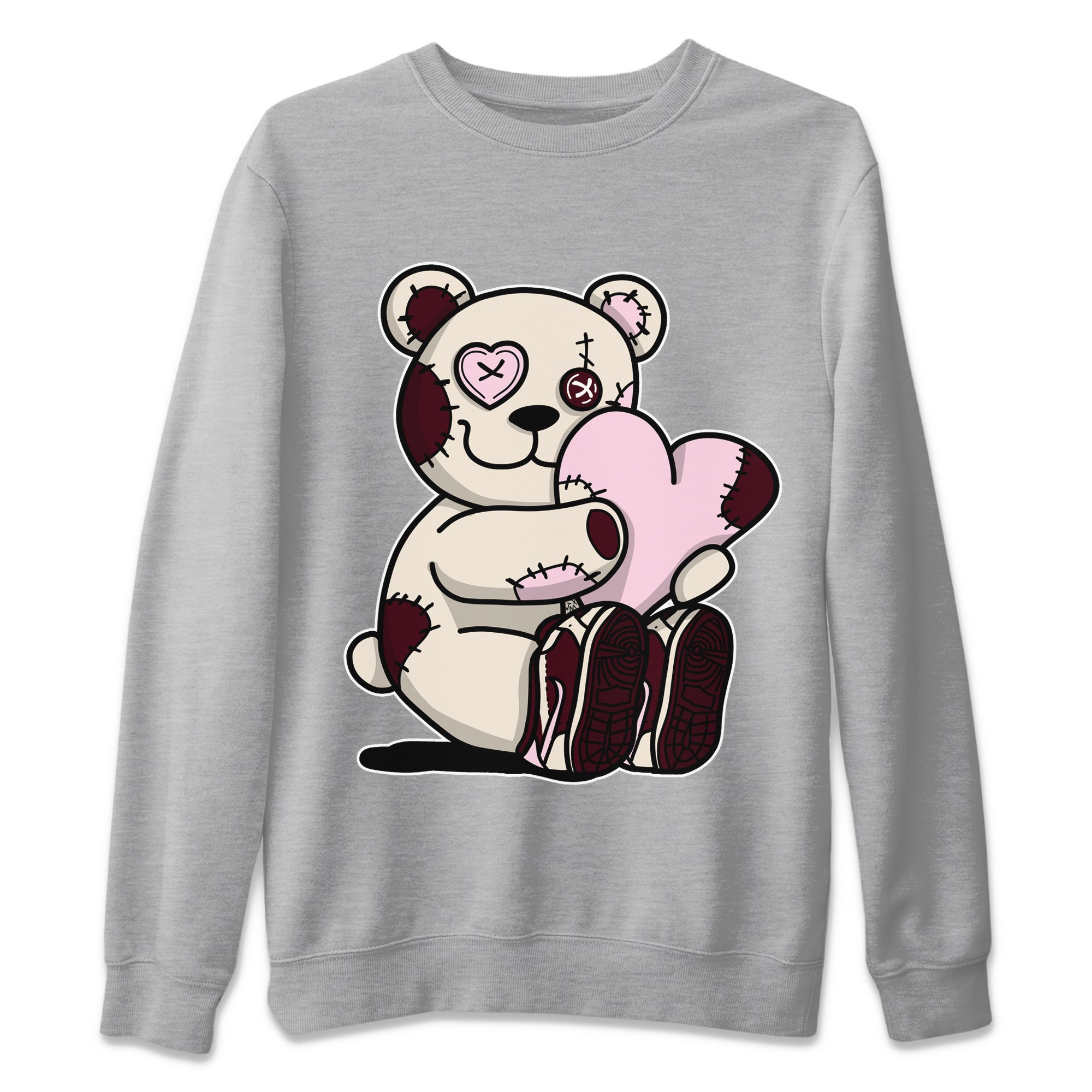 Hugging Bear Unisex Sweater – Dunk Valentines Day, Sneakers Matching Sweater
