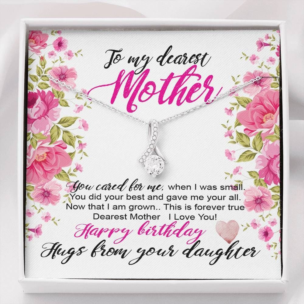 Hugs From Your Daughter Alluring Beauty Necklace For Mom