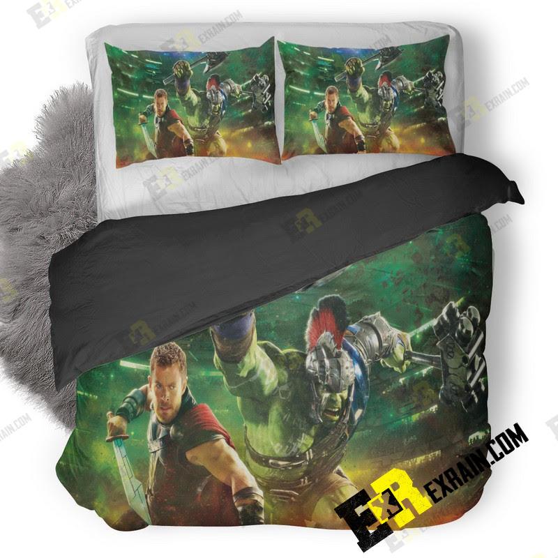 Hulk And Thor In Ragnarok Hg 3D Customized Duvet Cover Bedding Set