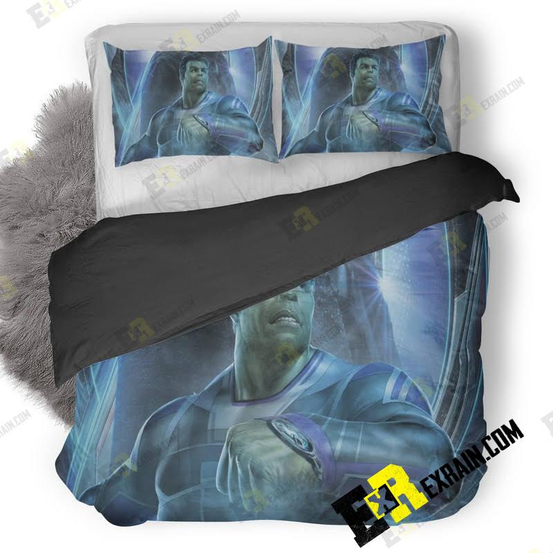 Hulk In Avengers Endgame Xr 3D Customized Duvet Cover Bedding Set