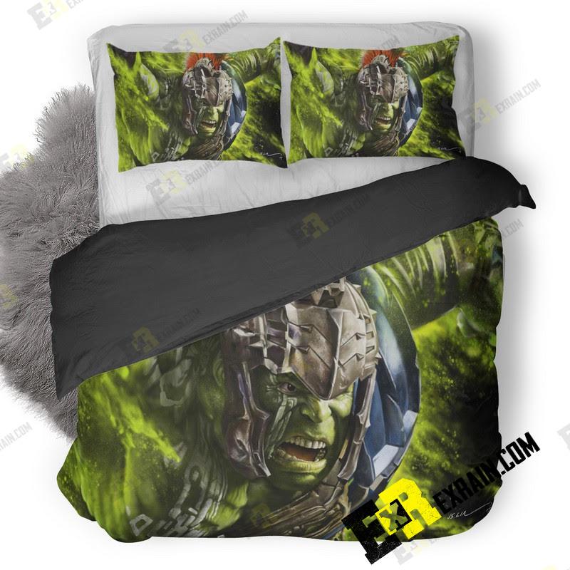 Hulk In Thor Ragnarok 8K Artwork M1 3D Customized Duvet Cover Bedding Set