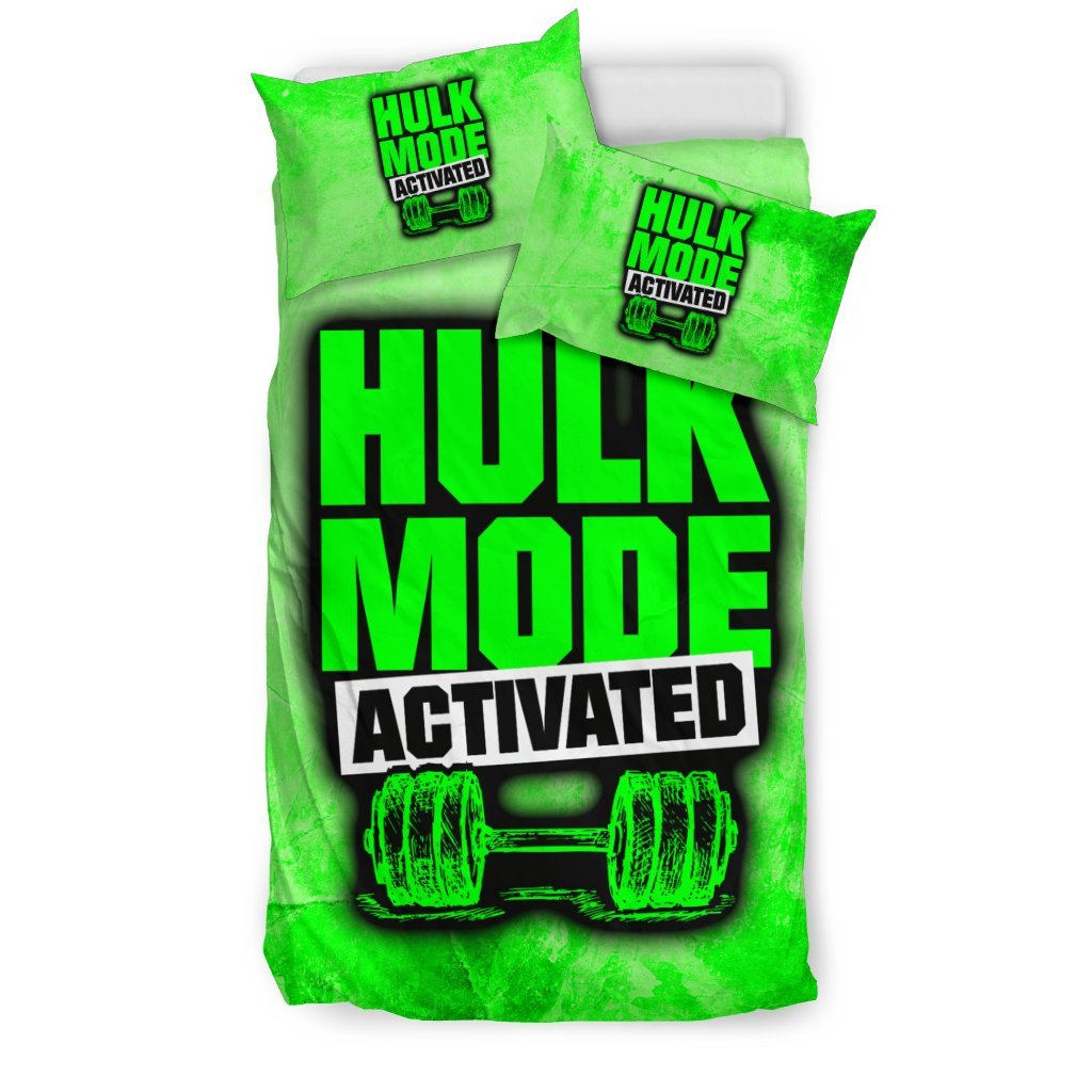Hulk Mode 3D Customized Duvet Cover Bedding Set