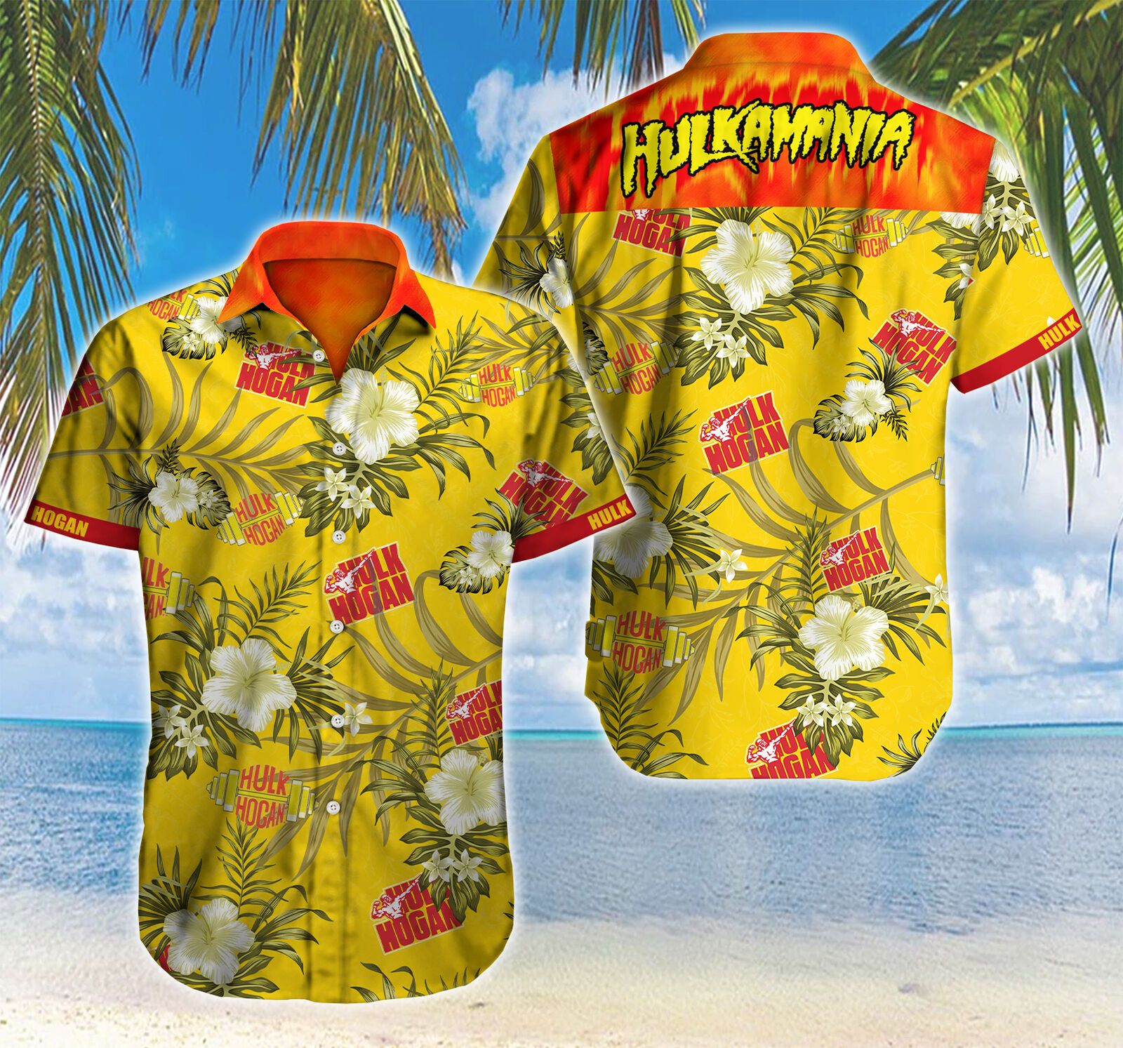 Hulkamania Wwe Wwf Hulk Hogan Hawaiian Shirt Gifts Birthday Christmas For Fans