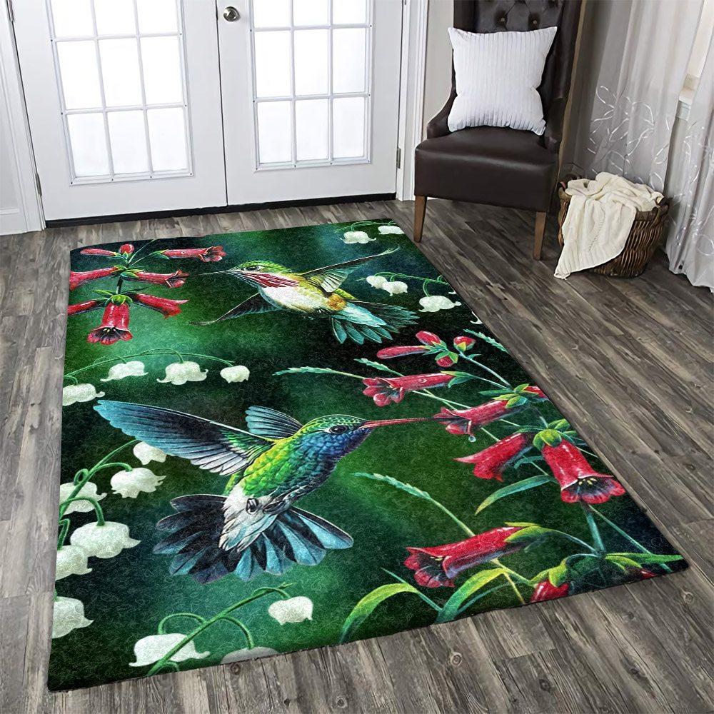 Hummingbird Rectangle Rug