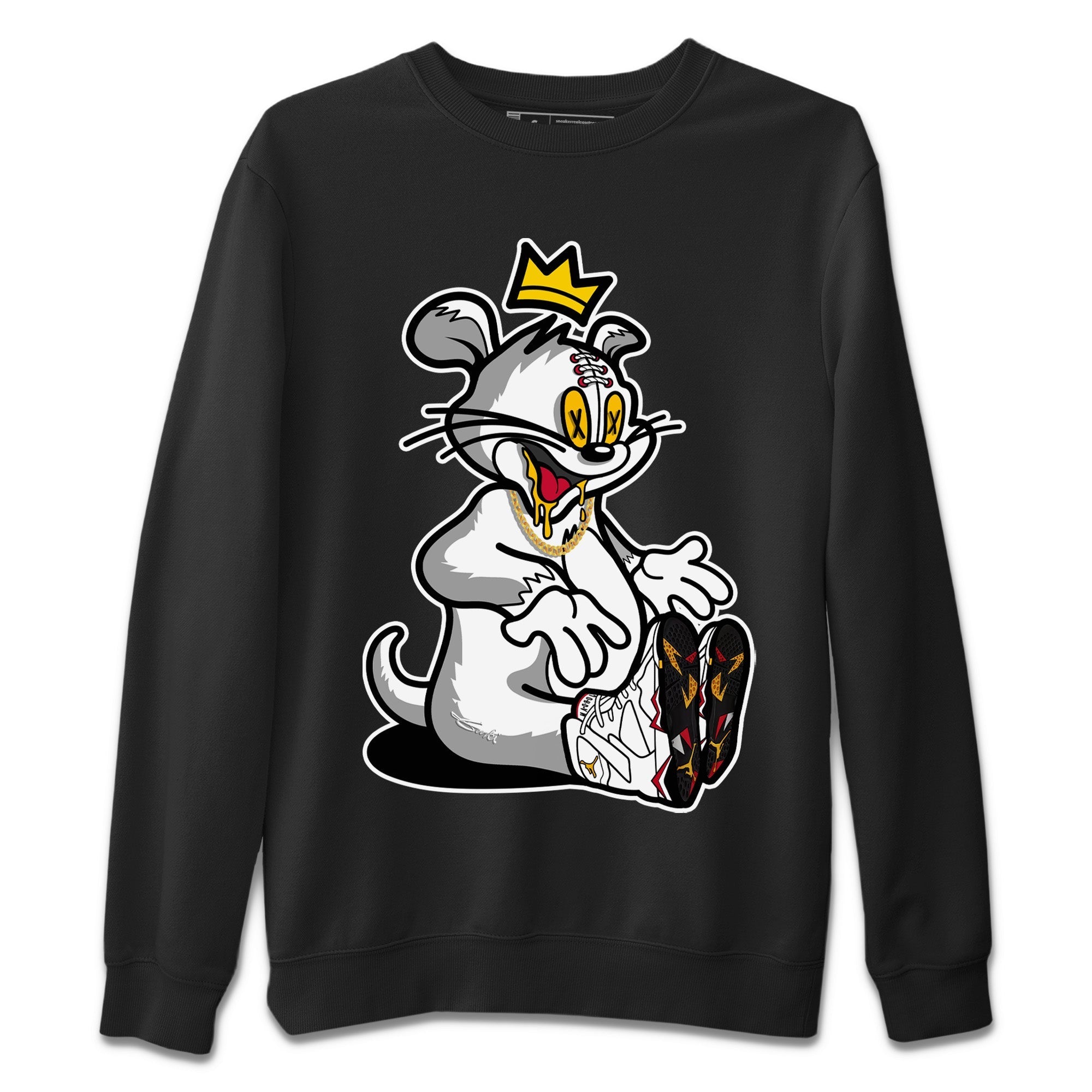 Hungry Cat Unisex Sweater – Air Jordan 7 Cardinal, Sneakers Matching Sweater