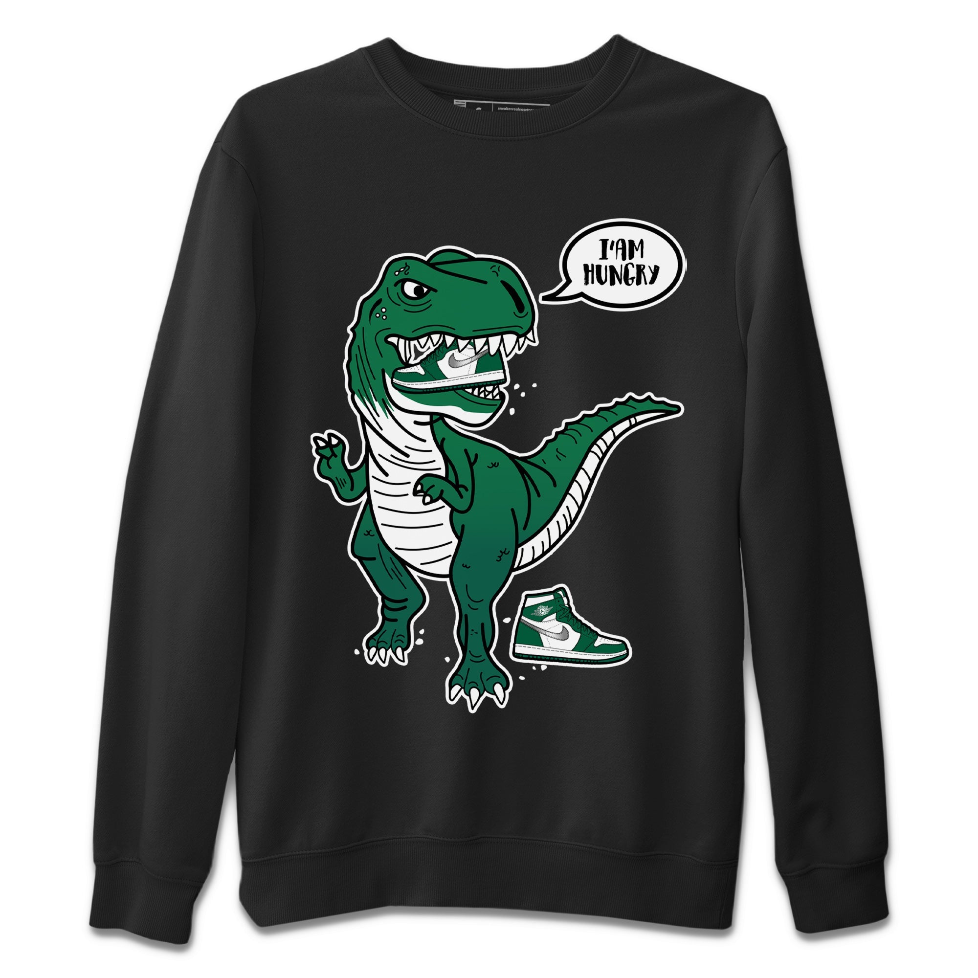 Hungry Dino Unisex Sweater – Air Jordan 1 Gorge Green, Sneakers Matching Sweater