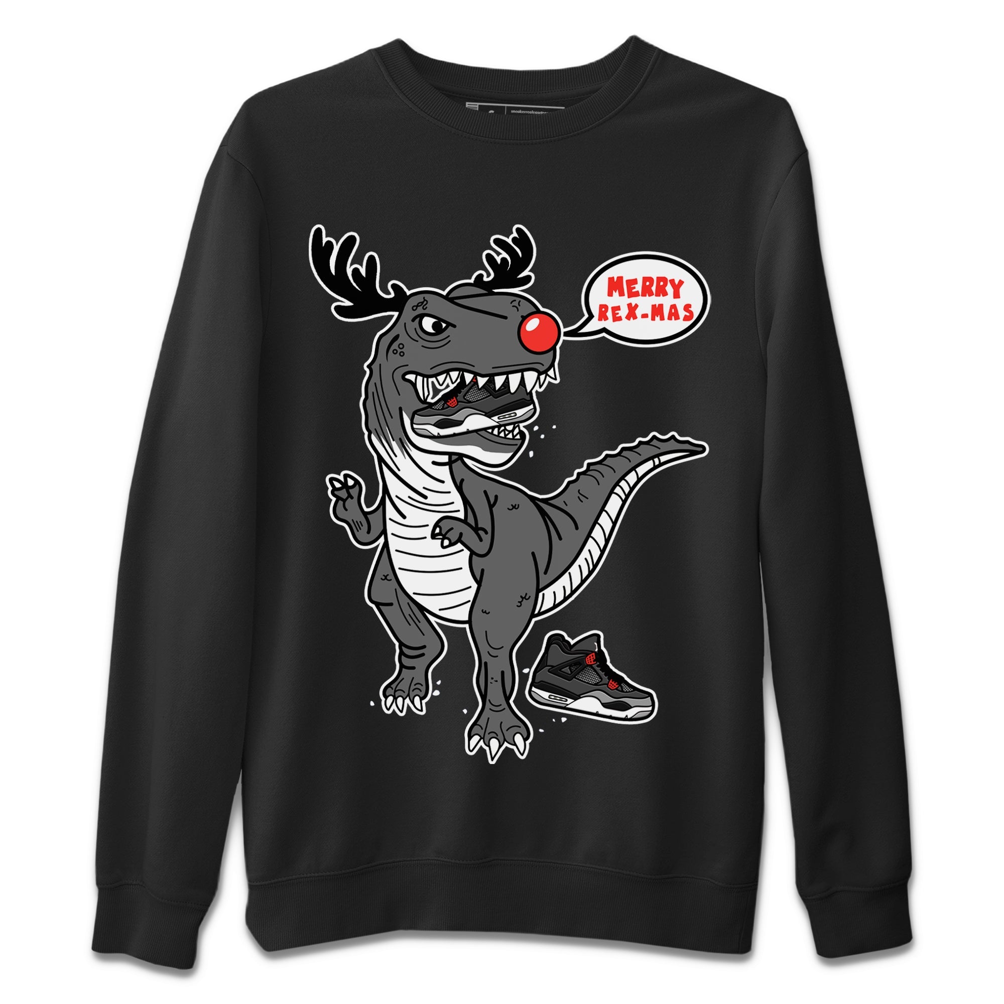 Hungry Dino Unisex Sweater – Air Jordan 4 Infrared, Sneakers Matching Sweater
