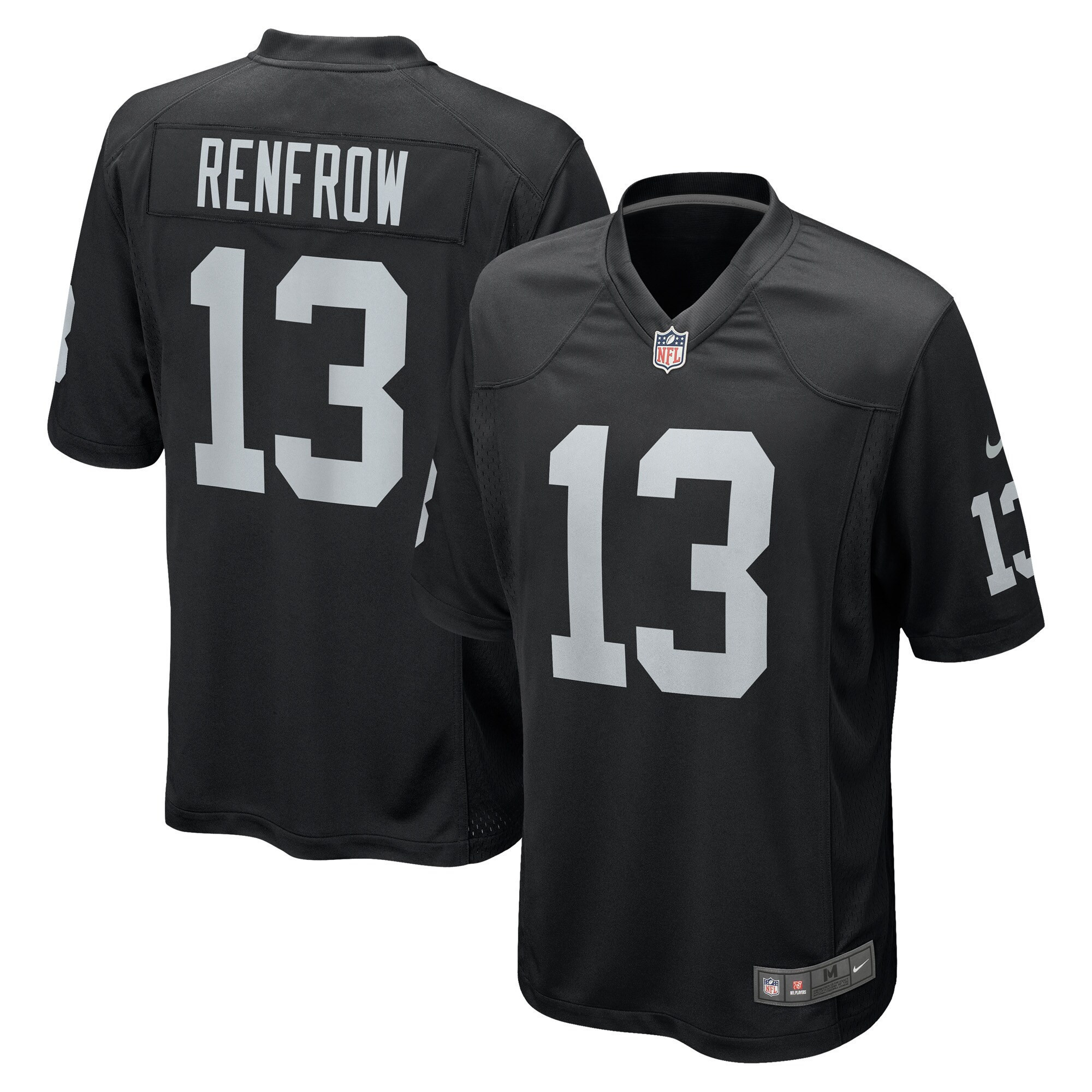 Hunter Renfrow Las Vegas Raiders Game - Black Jersey - All Stitched 
