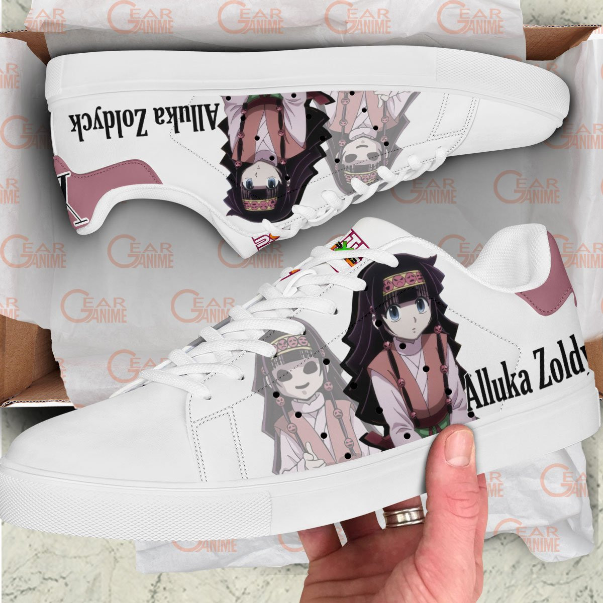Hunter X Hunter Alluka Zoldyck Skate Sneakers Custom Anime Shoes