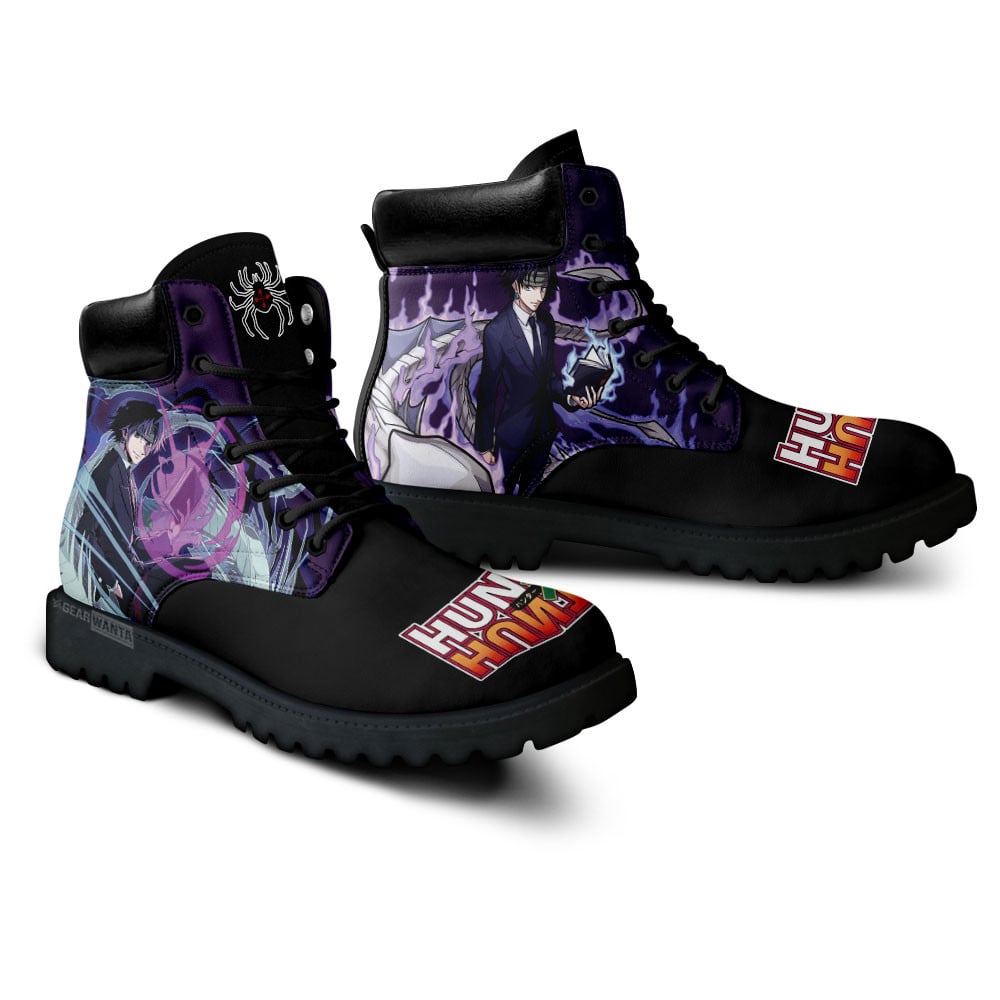 Hunter x Hunter Chrollo Lucilfer Boots Anime Custom Shoes