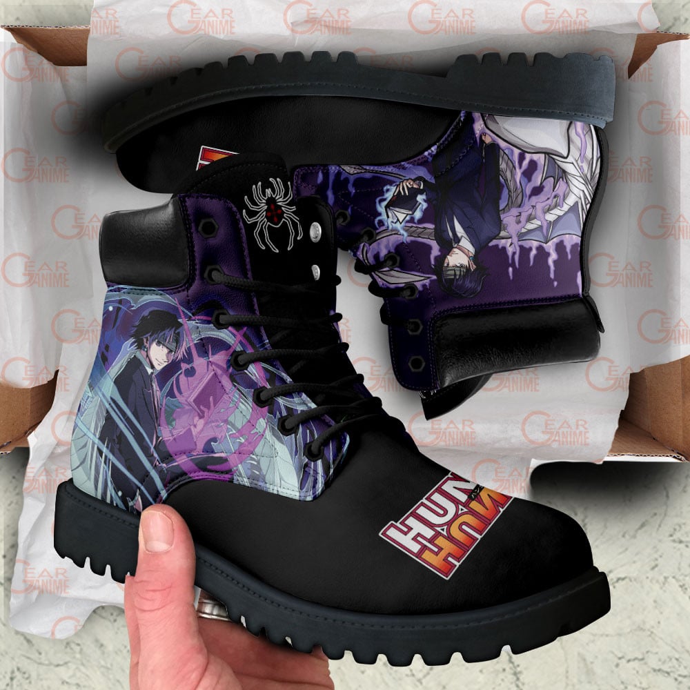 Hunter x Hunter Chrollo Lucilfer Boots Anime Custom Shoes