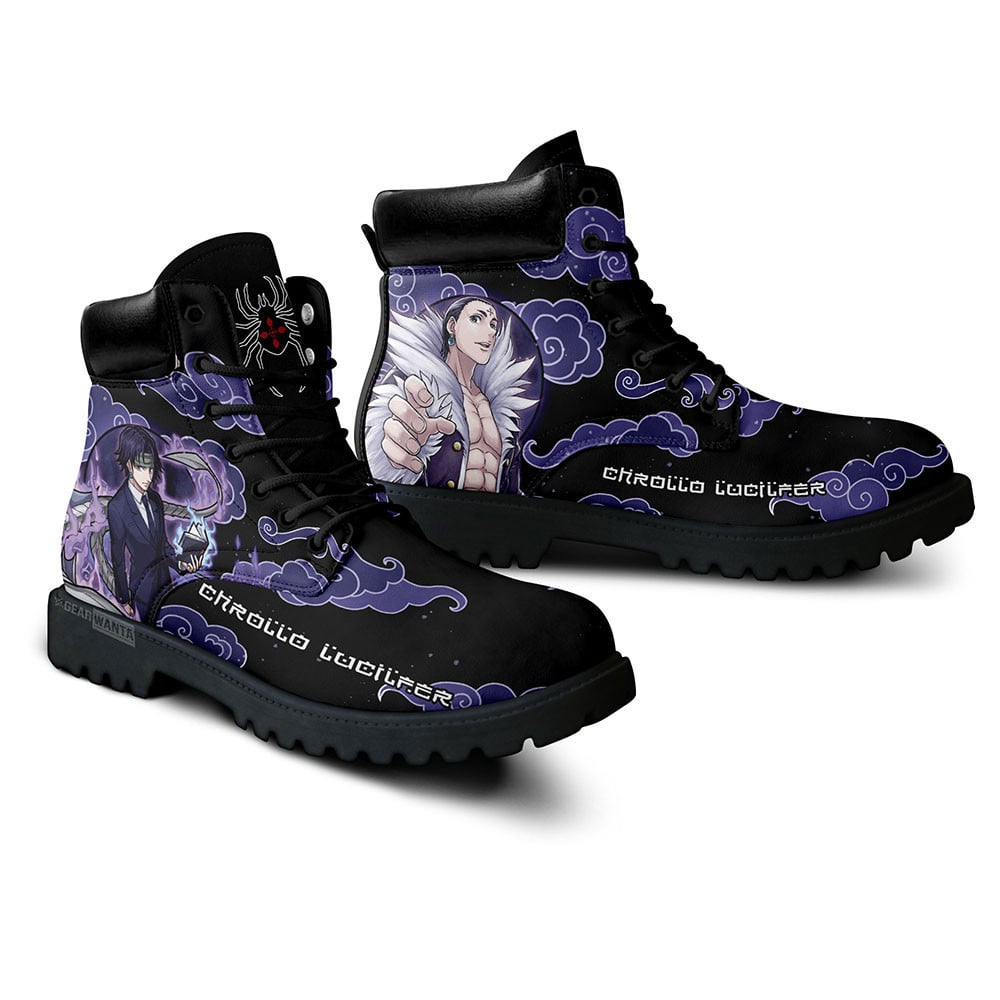 Hunter x Hunter Chrollo Lucilfer Boots Custom Anime Shoes