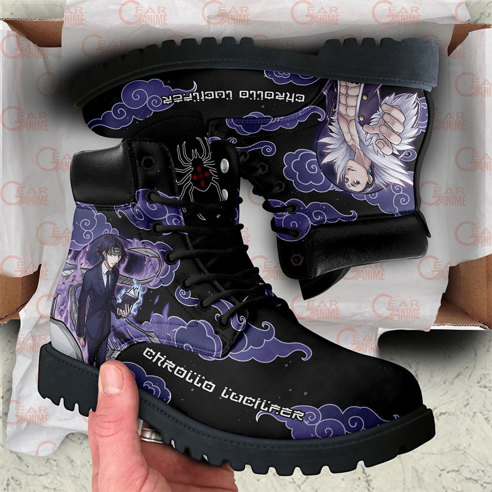 Hunter x Hunter Chrollo Lucilfer Boots Custom Anime Shoes