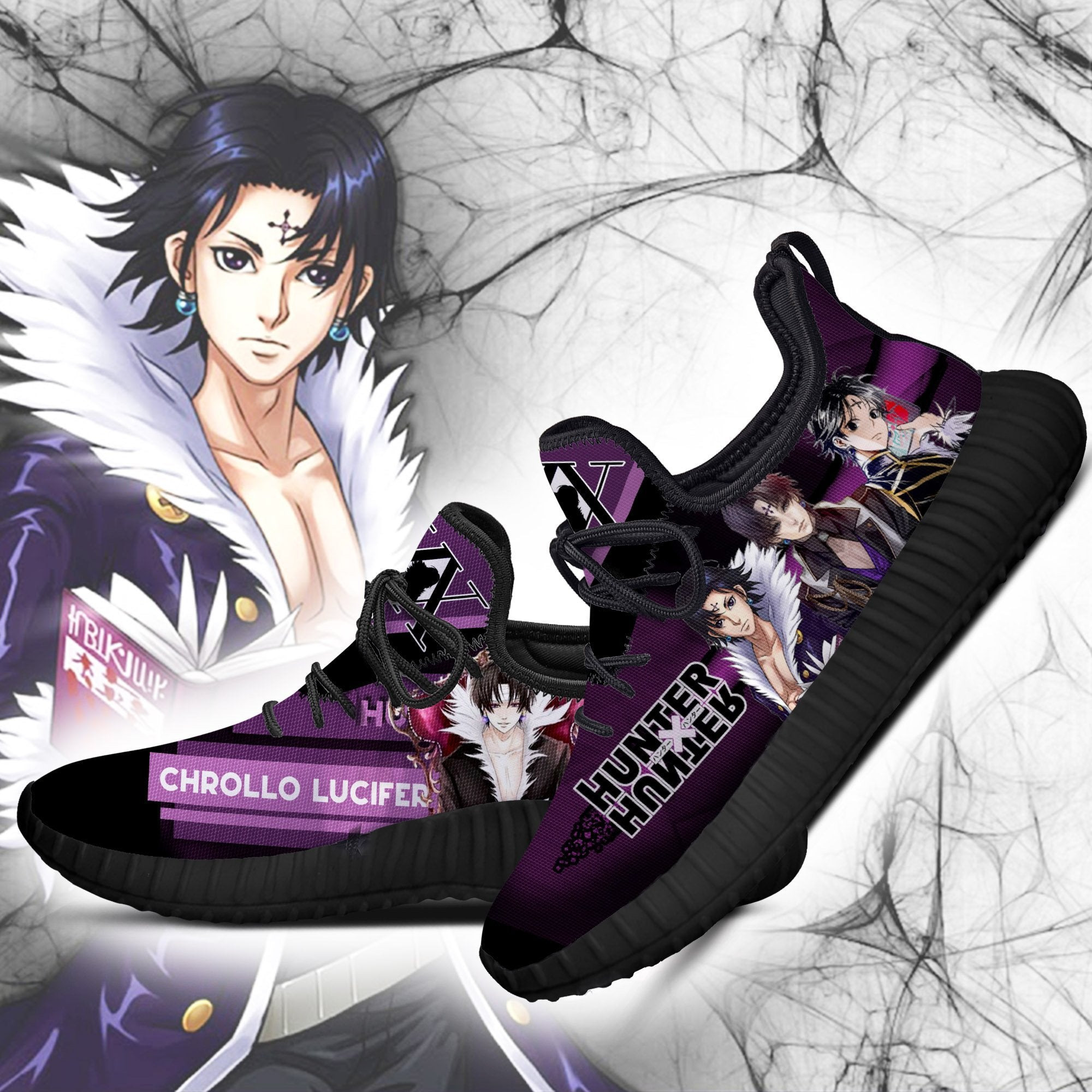 Hunter X Hunter Chrollo Lucilfer Reze Shoes Custom HxH Anime Sneakers