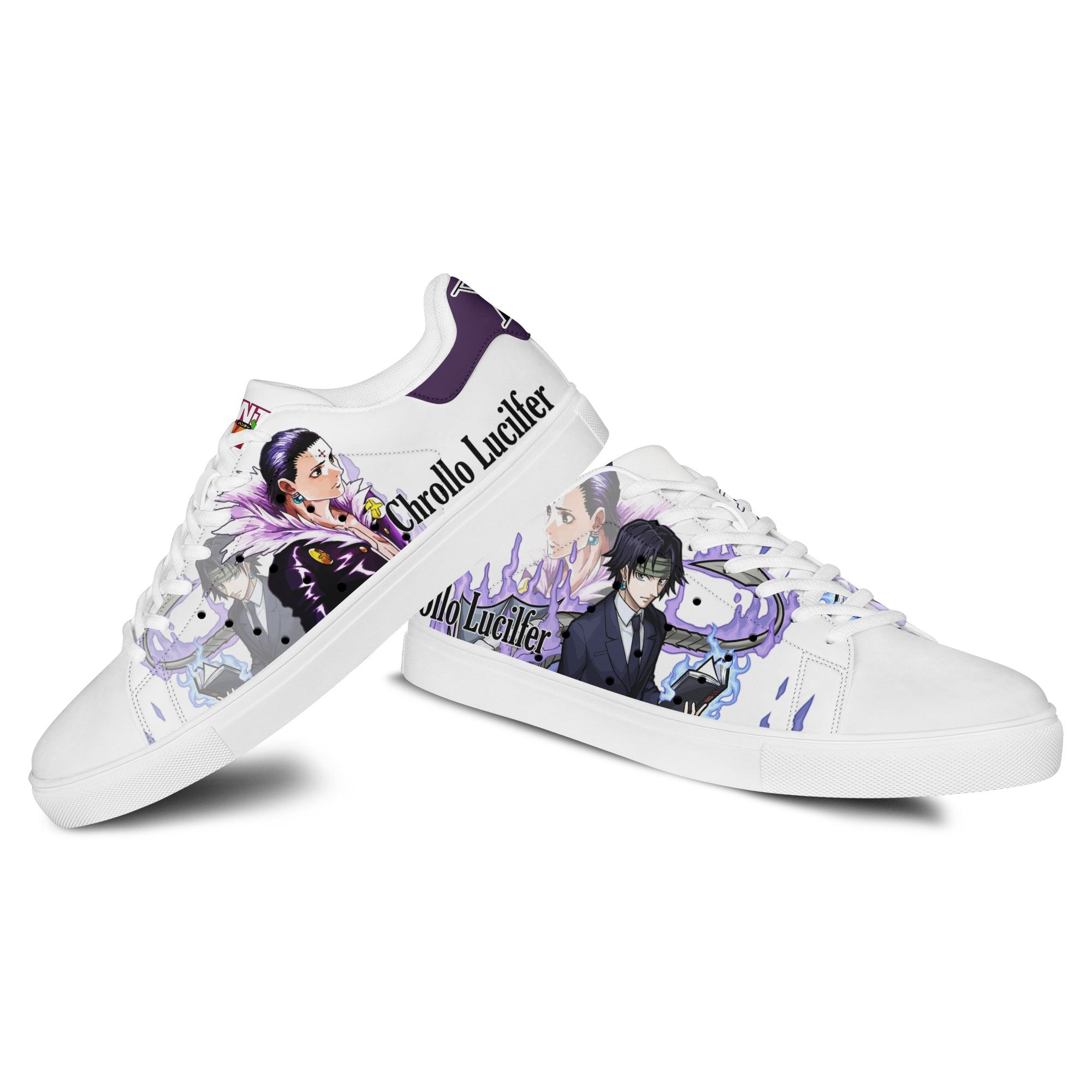 Hunter X Hunter Chrollo Lucilfer Skate Sneakers Custom Anime Shoes