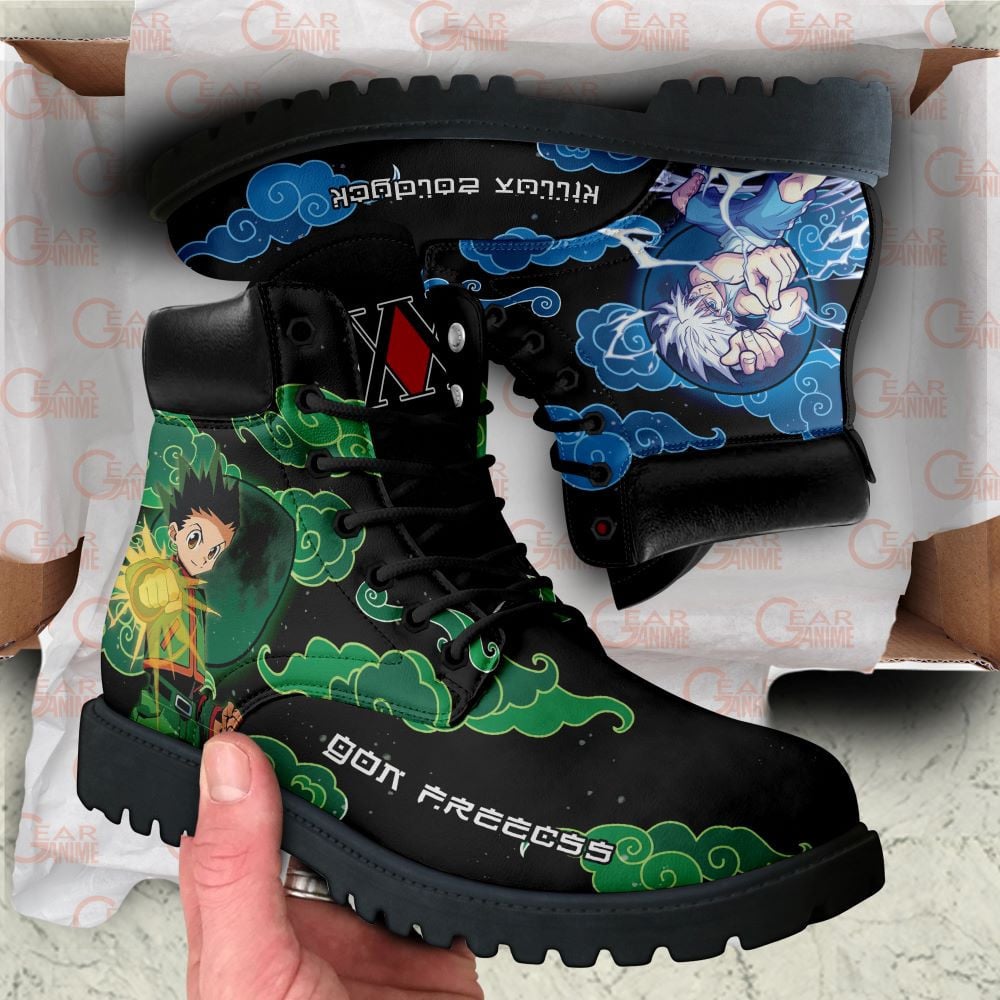 Hunter x Hunter Gon and Killua Boots Custom Anime Shoes