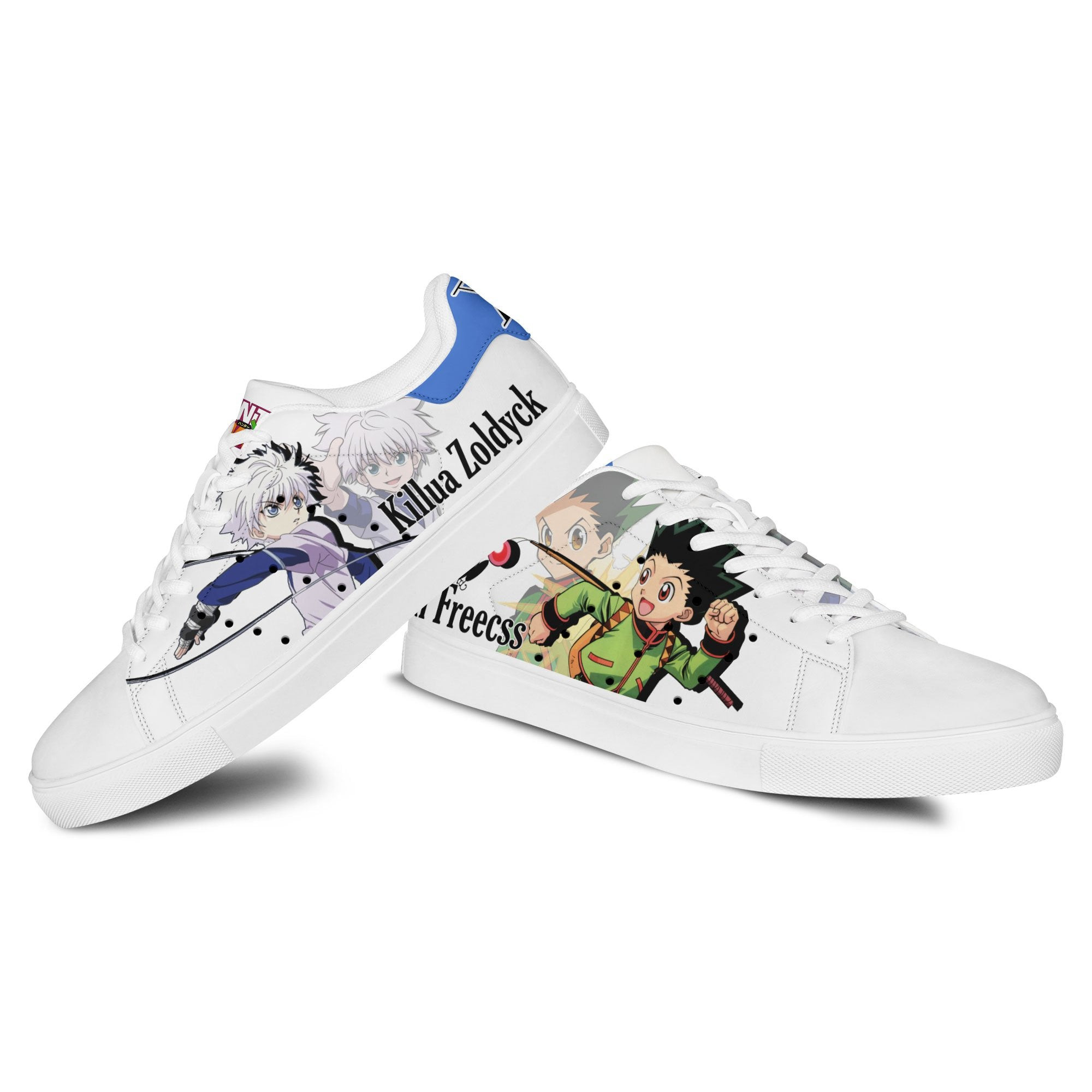 Hunter X Hunter Gon and Killua Skate Sneakers Custom Anime Shoes