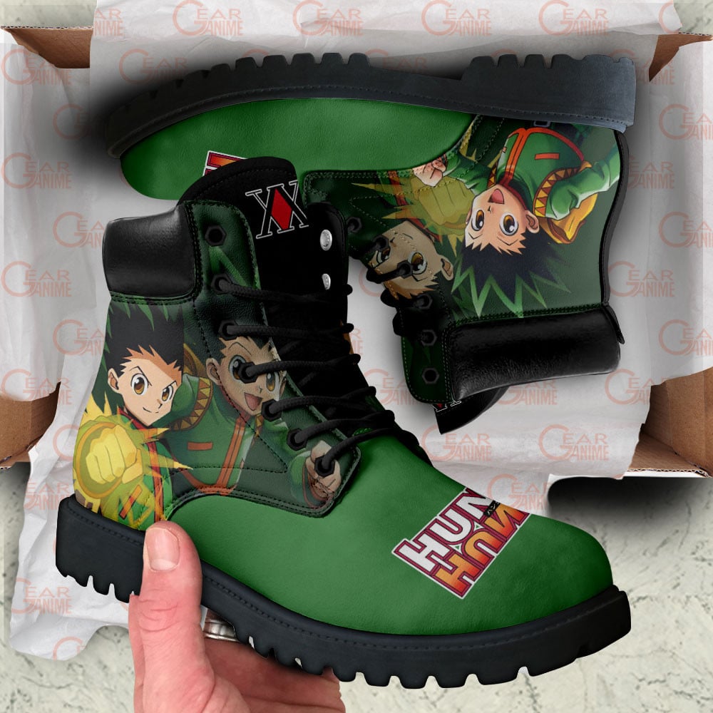 Hunter x Hunter Gon Freecss Boots Anime Custom Shoes