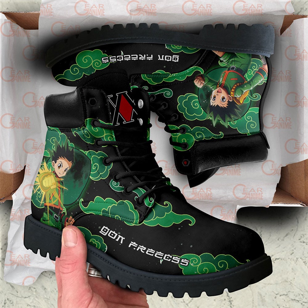 Hunter x Hunter Gon Freecss Boots Custom Anime Shoes
