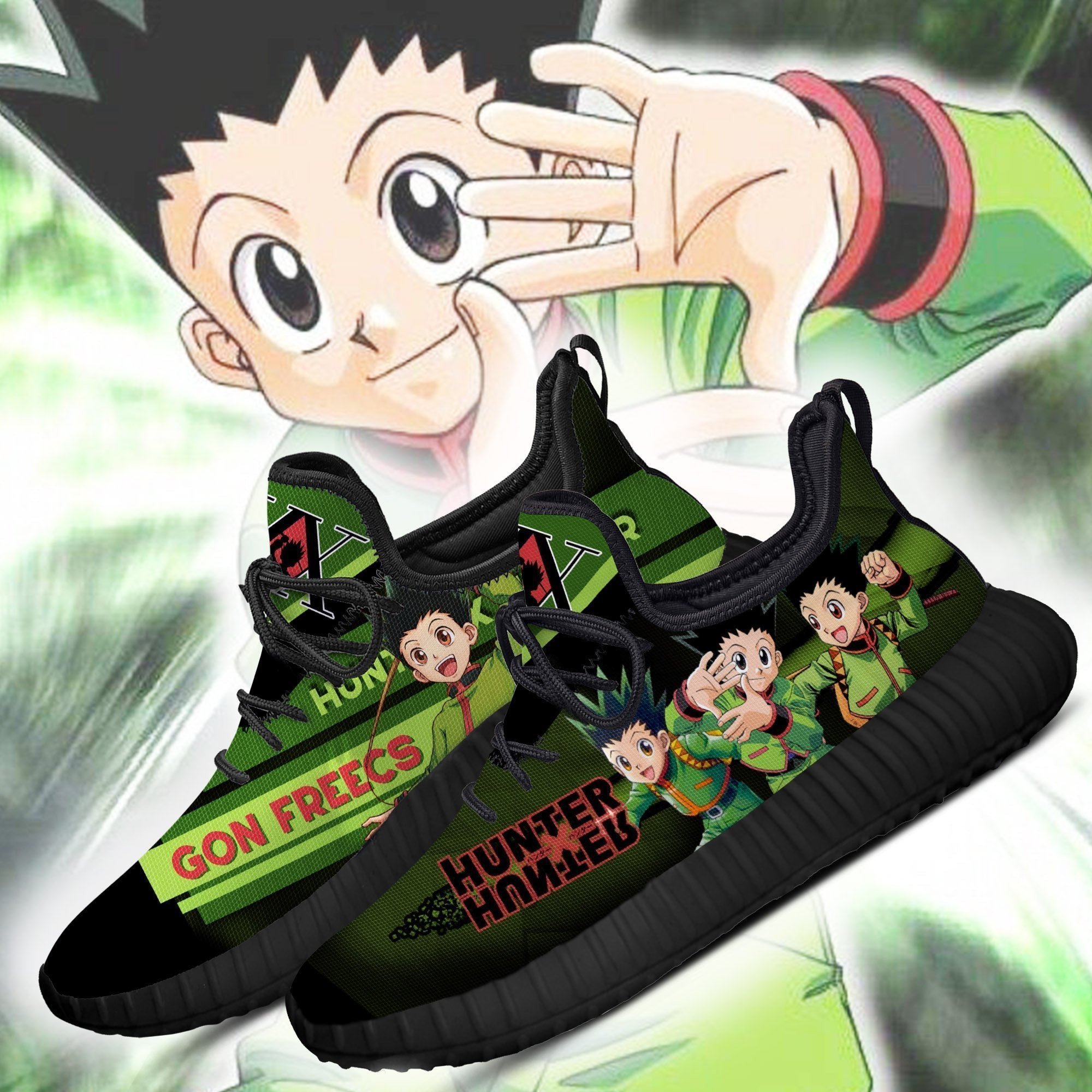Hunter X Hunter Gon Freecss Reze Shoes Custom HxH Anime Sneakers