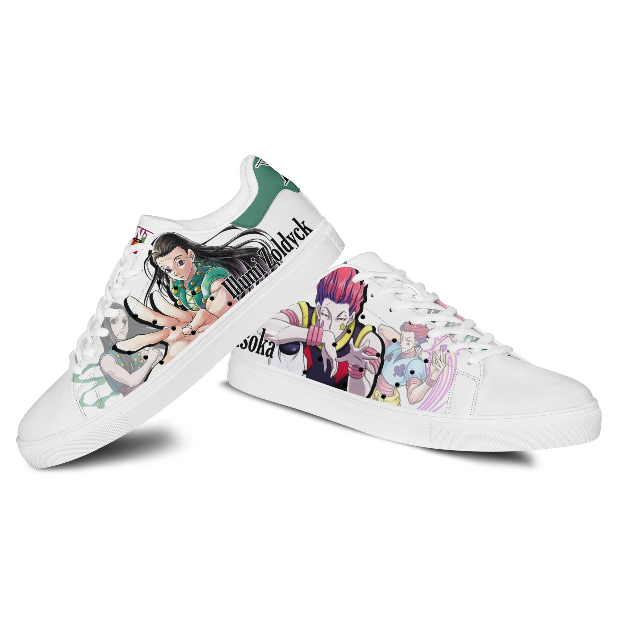 Hunter X Hunter Hisoka and Illumi Skate Sneakers Custom Anime Shoes