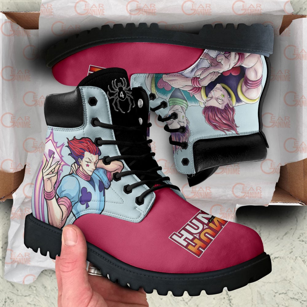 Hunter x Hunter Hisoka Boots Anime Custom Shoes