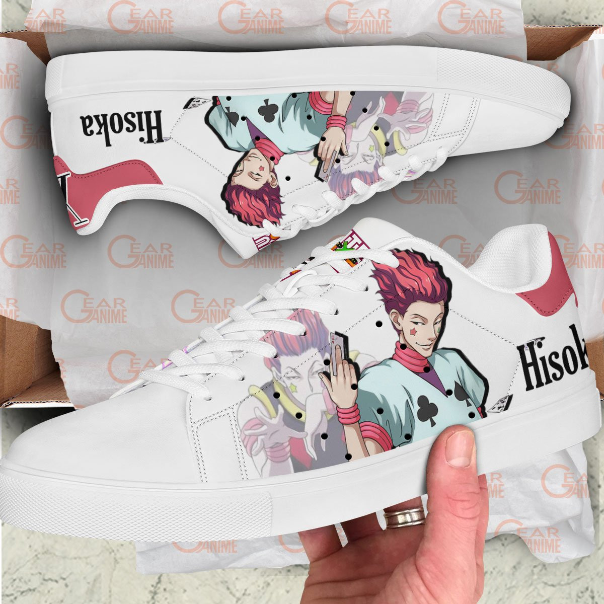 Hunter X Hunter Hisoka Skate Sneakers Custom Anime Shoes