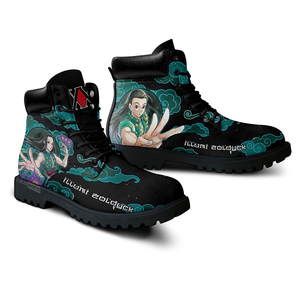 Hunter x Hunter Illumi Zoldyck Boots Custom Anime Shoes