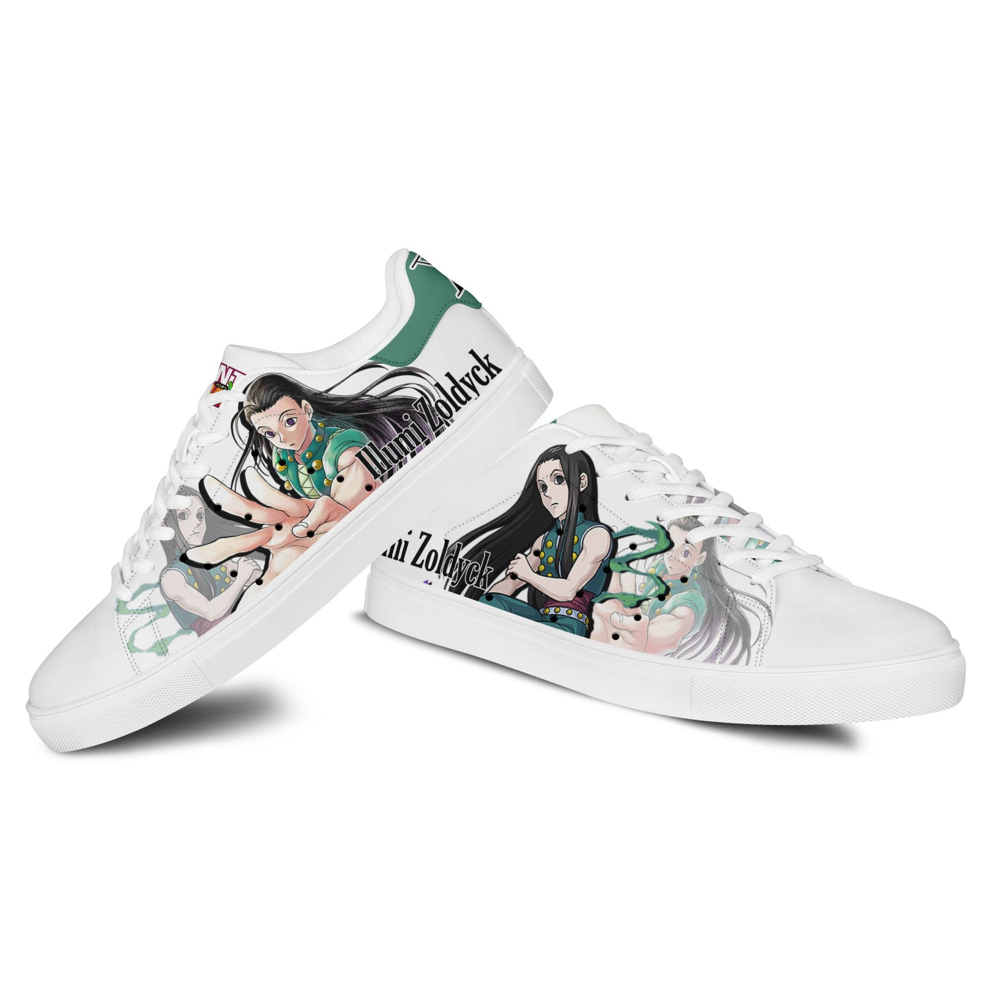 Hunter X Hunter Illumi Zoldyck Skate Sneakers Custom Anime Shoes