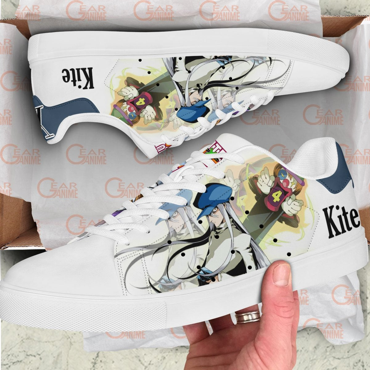 Hunter X Hunter Kite Skate Sneakers Custom Anime Shoes