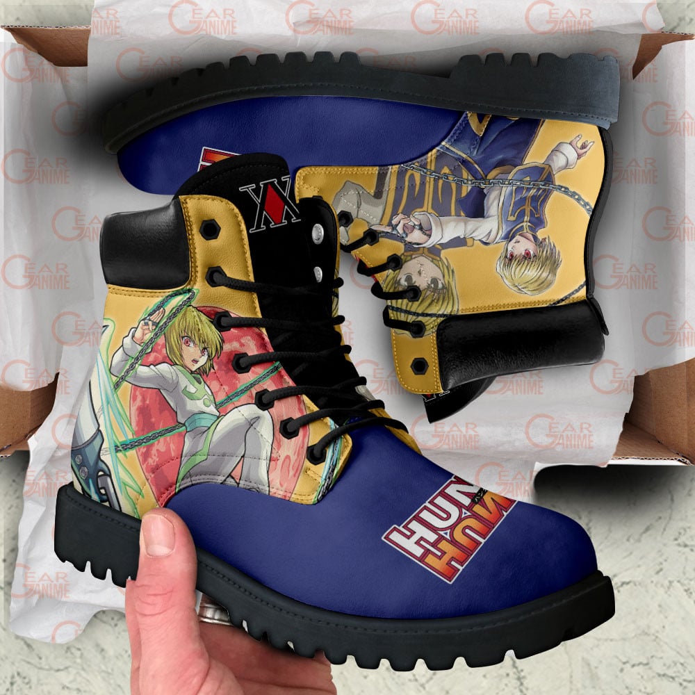 Hunter x Hunter Kurapika Boots Anime Custom Shoes
