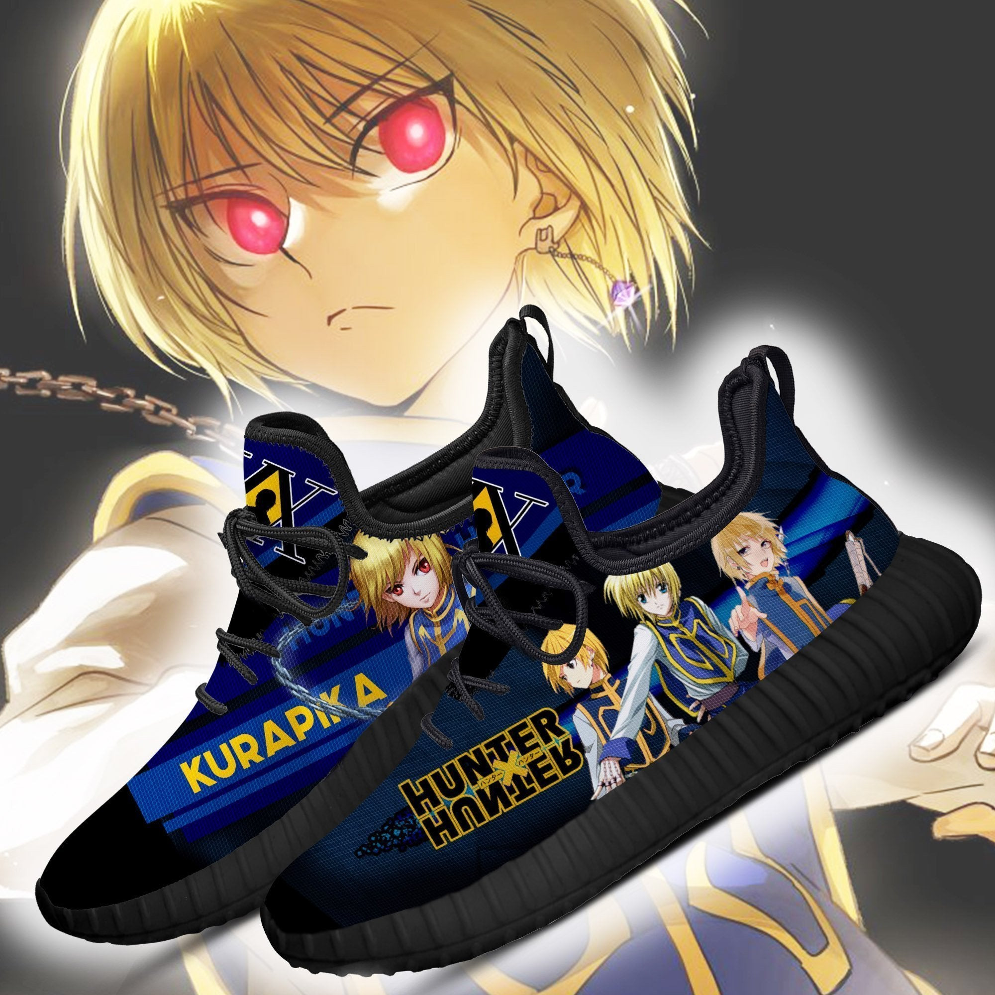 Hunter X Hunter Kurapika Reze Shoes Custom HxH Anime Sneakers