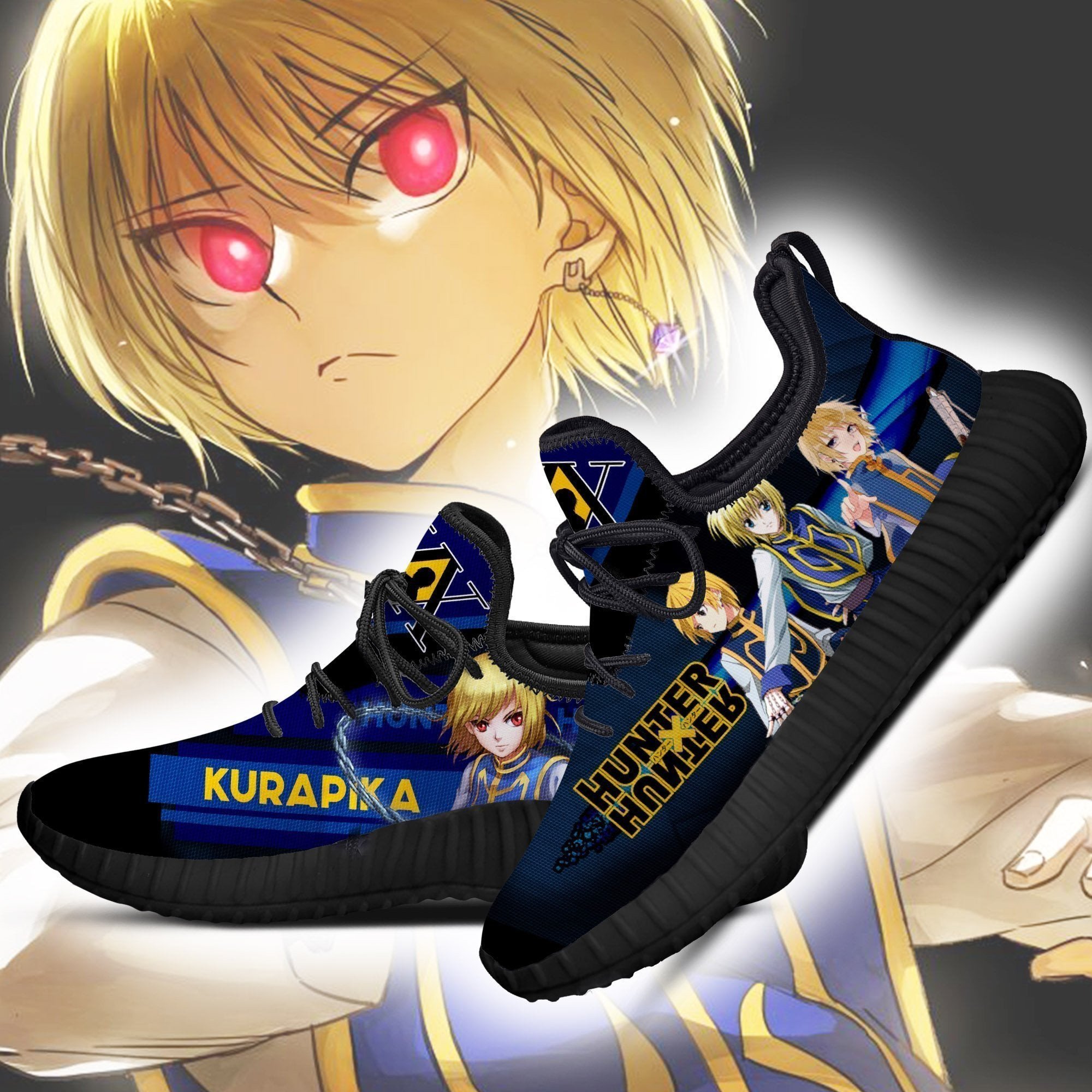Hunter X Hunter Kurapika Reze Shoes Custom HxH Anime Sneakers