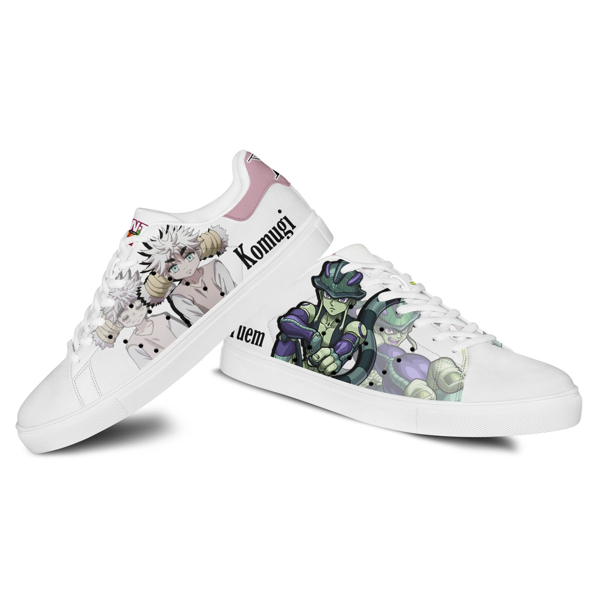 Hunter X Hunter Meruem and Komugi Skate Sneakers Custom Anime Shoes