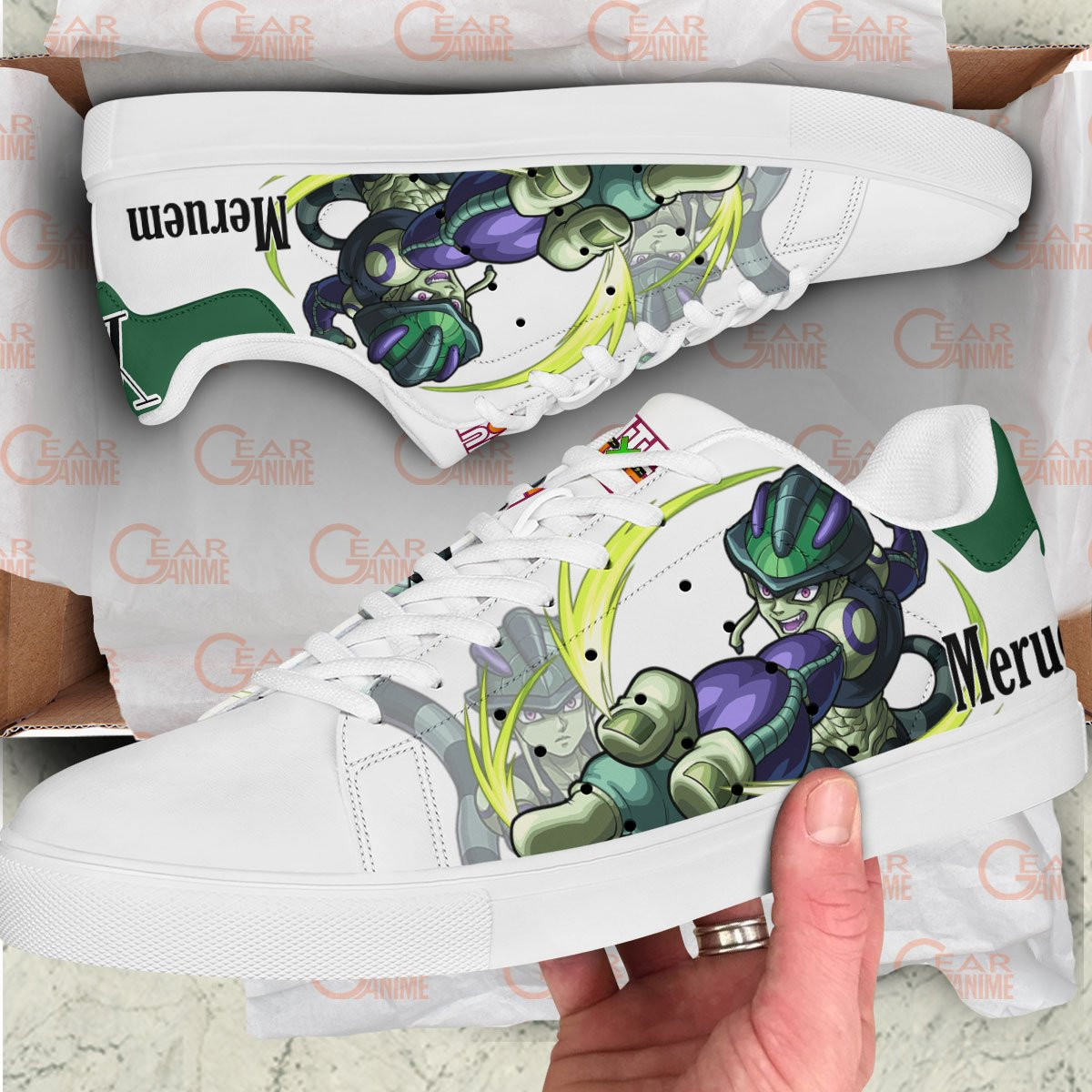 Hunter X Hunter Meruem Skate Sneakers Custom Anime Shoes