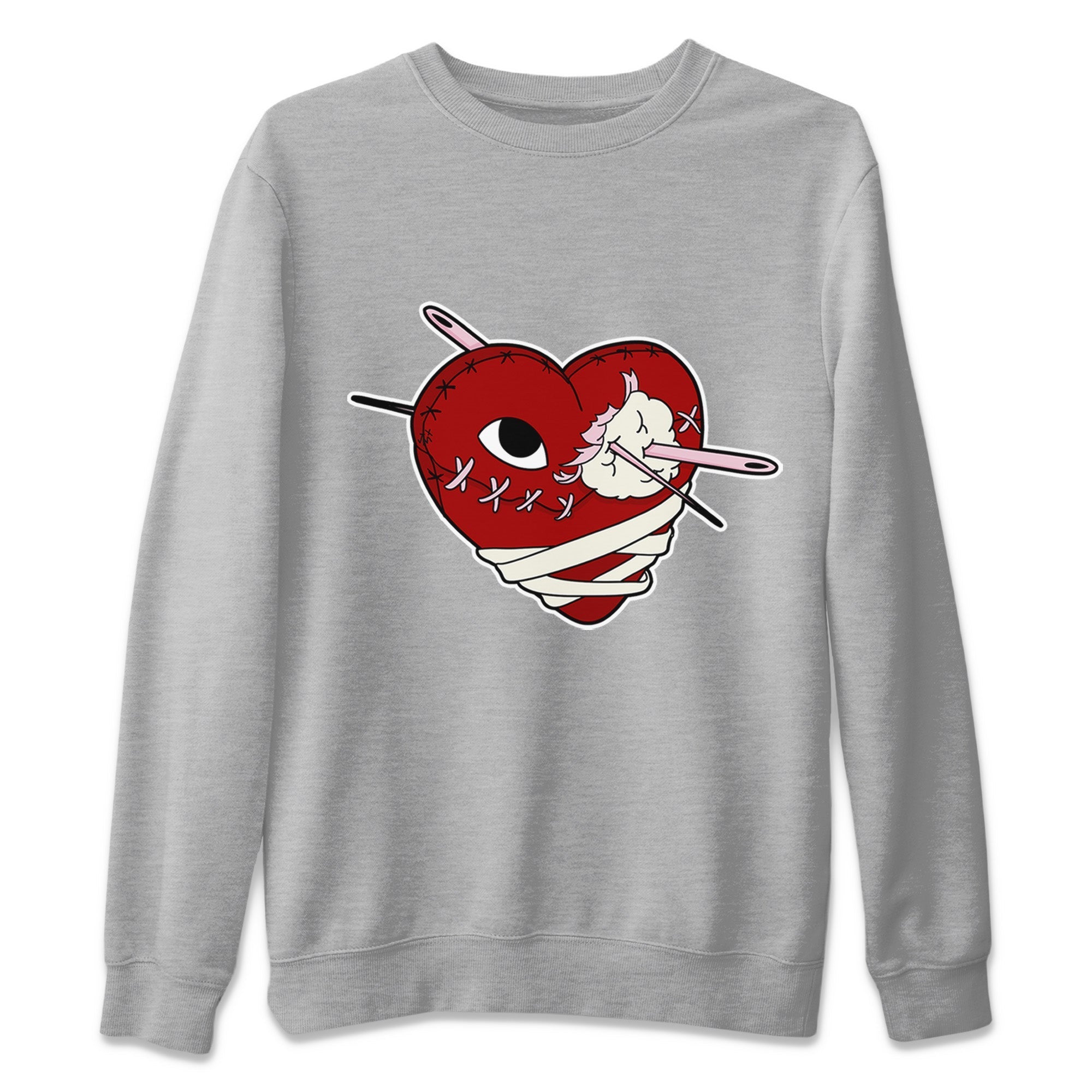 Hurt Heart Unisex Sweater – Air Force 1 Valentines Day, Sneakers Matching Sweater