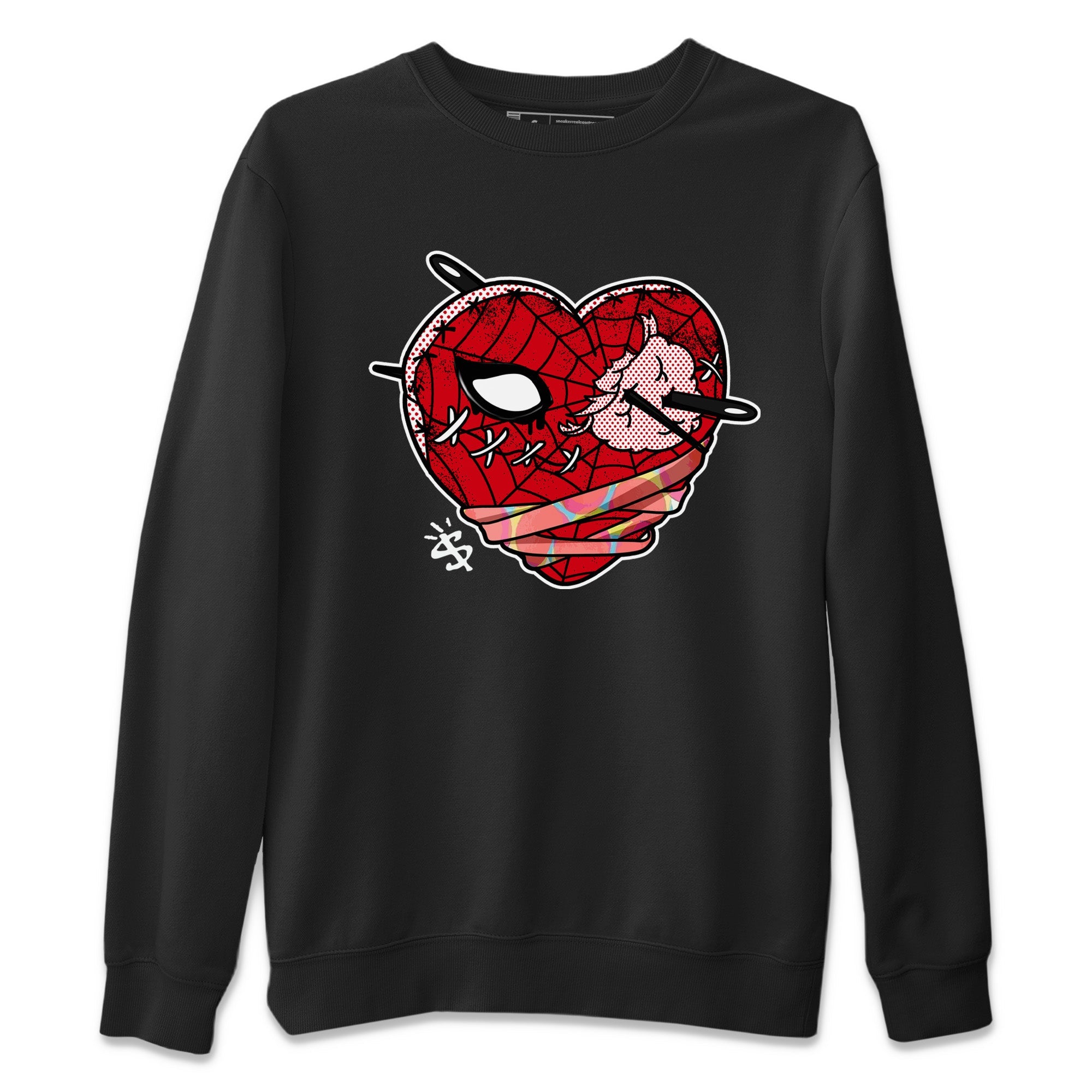 Hurt Heart Unisex Sweater – Air Jordan 1 Spider Man, Sneakers Matching Sweater