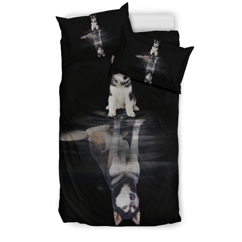 Husky Dream 3D Customized Duvet Cover Bedding Set