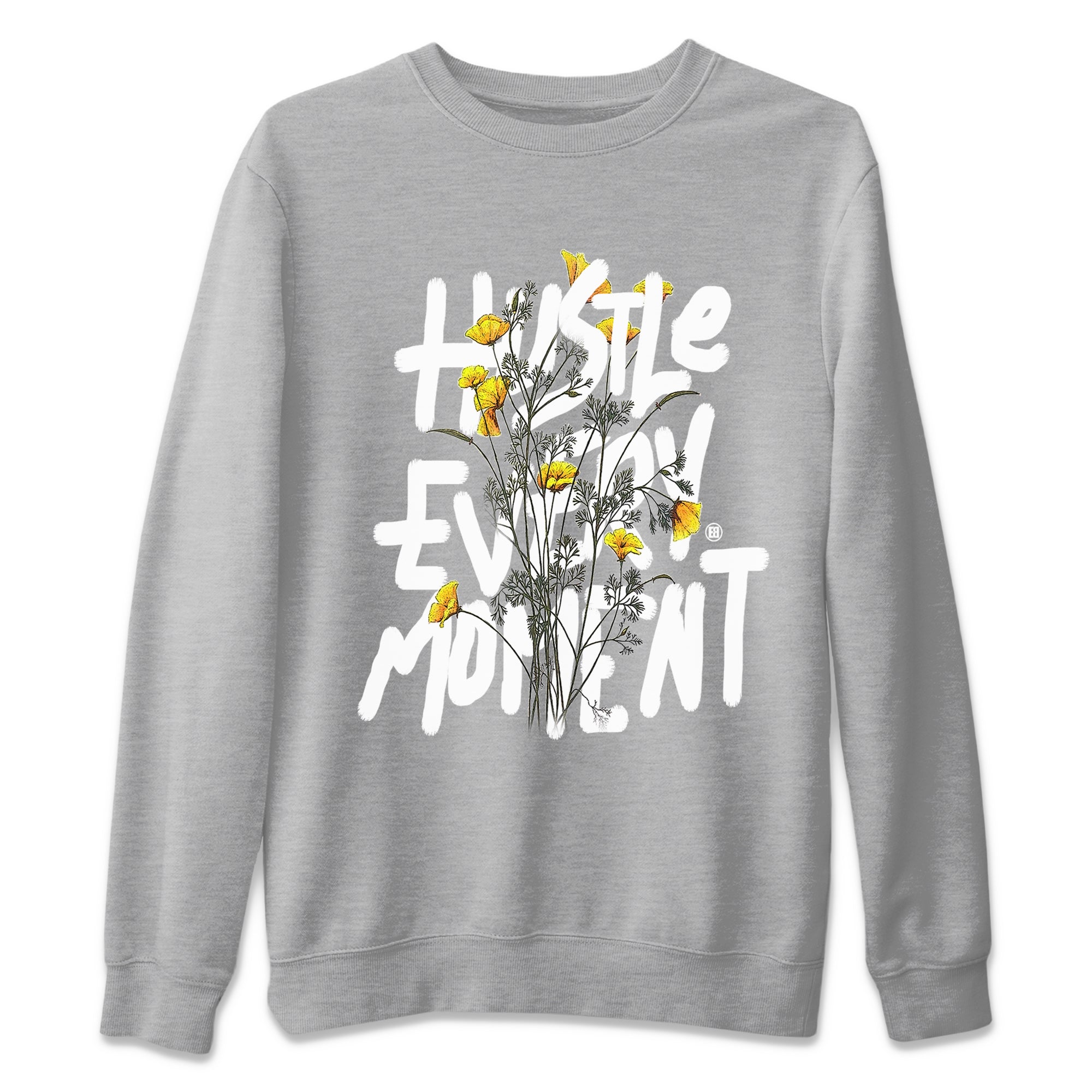 Hustle Every Moment Unisex Sweater – Air Jordan 11 Yellow Python, Sneakers Matching Sweater
