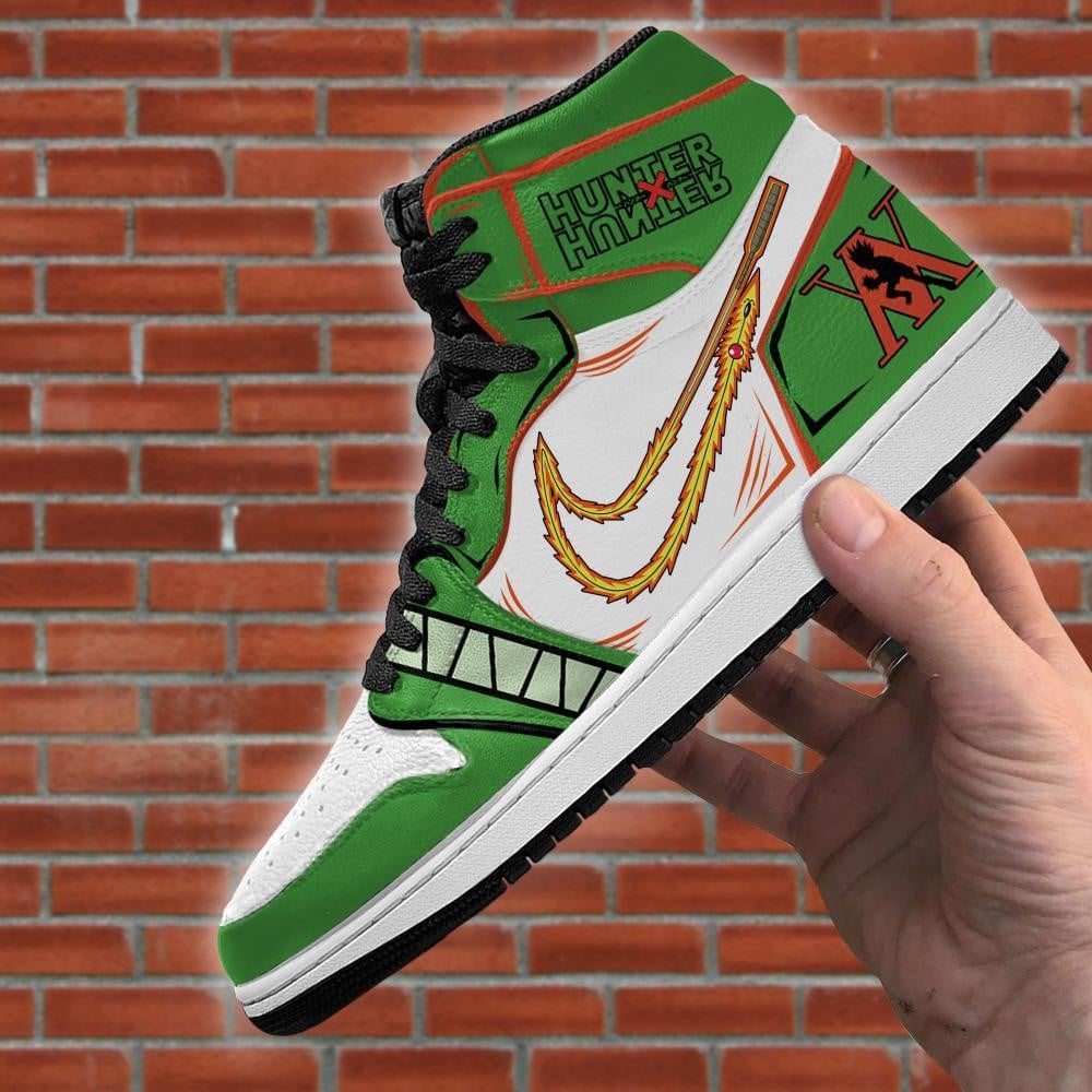 HxH Gon Freecss Anime JD1s Sneakers For Hunter x Hunter Fans, Air Jordan Hightop