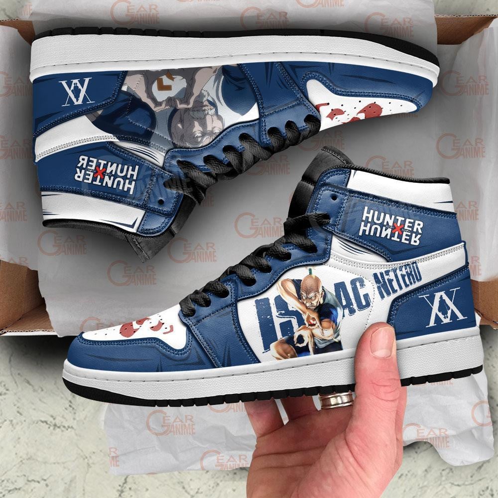 HxH Isaac Netero JD1s Sneakers Hunter X Hunter Anime Shoes, Air Jordan Hightop