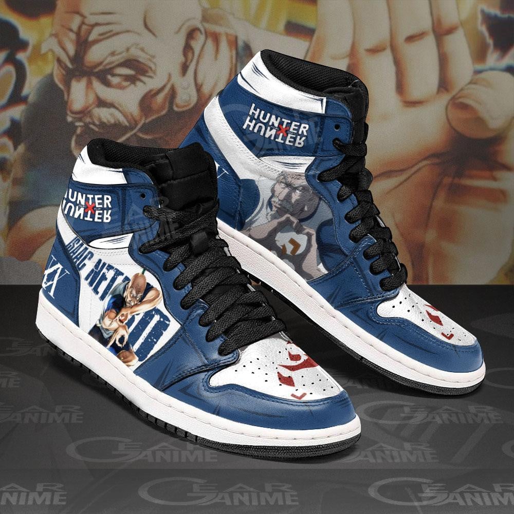 HxH Isaac Netero JD1s Sneakers Hunter X Hunter Anime Shoes, Air Jordan Hightop