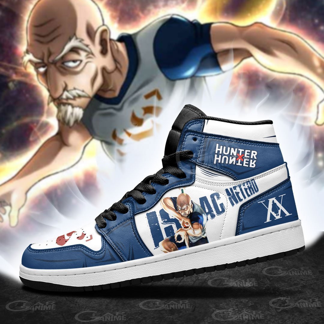 HxH Isaac Netero JD1s Sneakers Hunter X Hunter Anime Shoes, Air Jordan Hightop